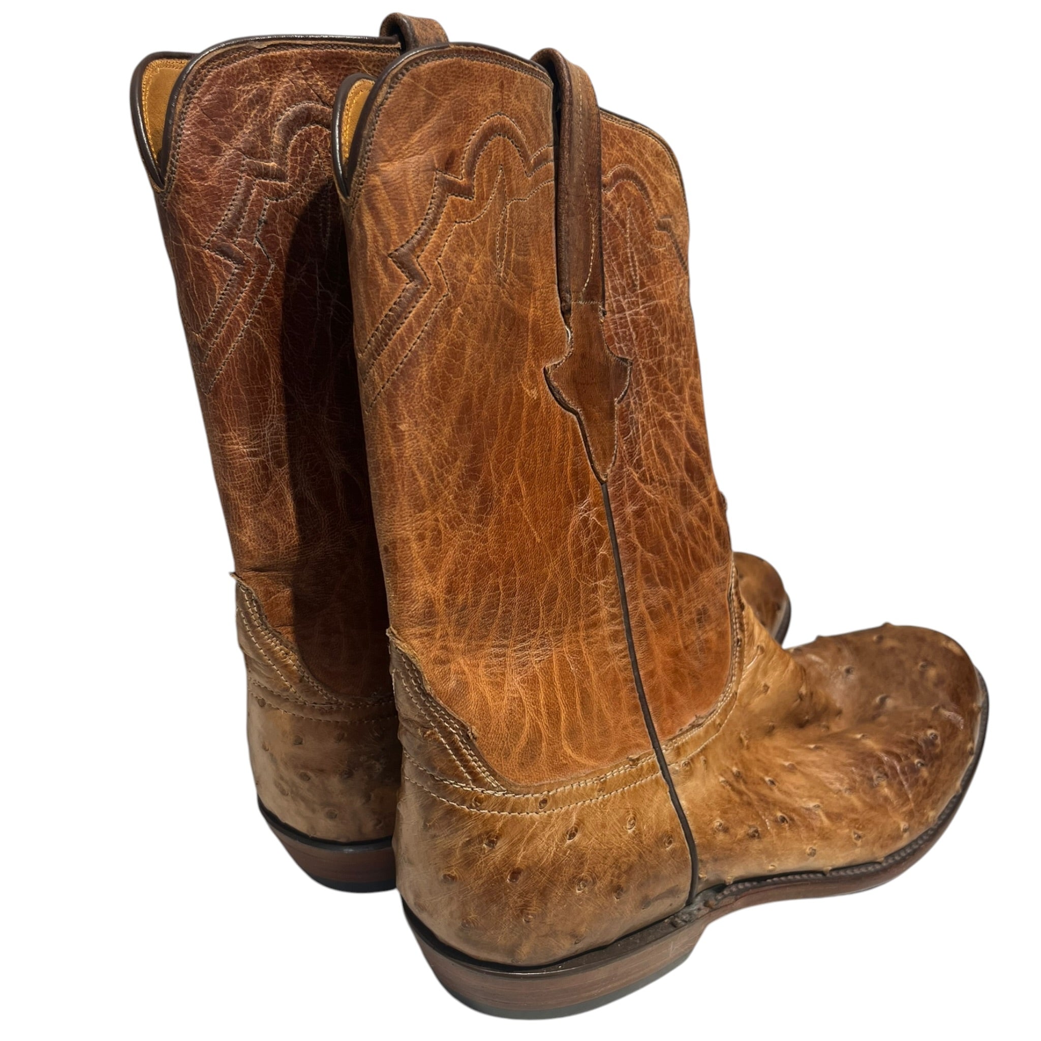 Lucchese/Cowboy Boots/US 10.5/Leather/BRW/Zane view 2
