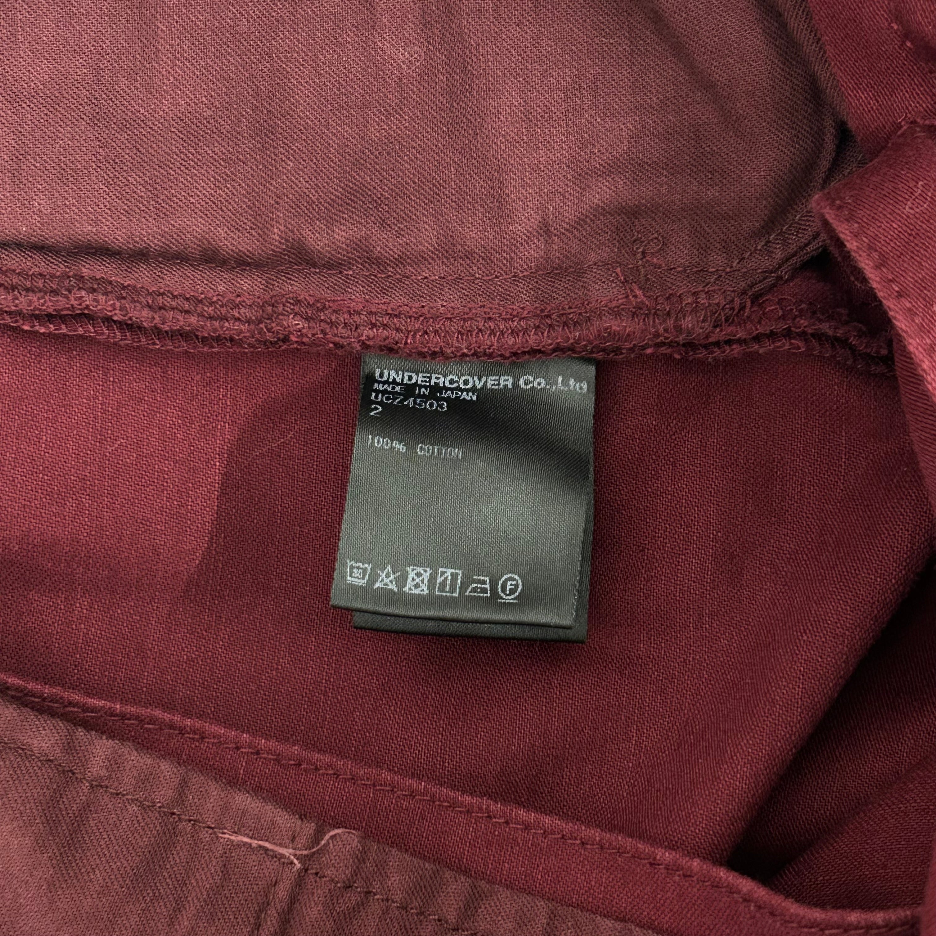 UNDERCOVER/Cargo Pants/2/Cotton/BRD/CARGO PANTS WITH DRAWSTRING view 4