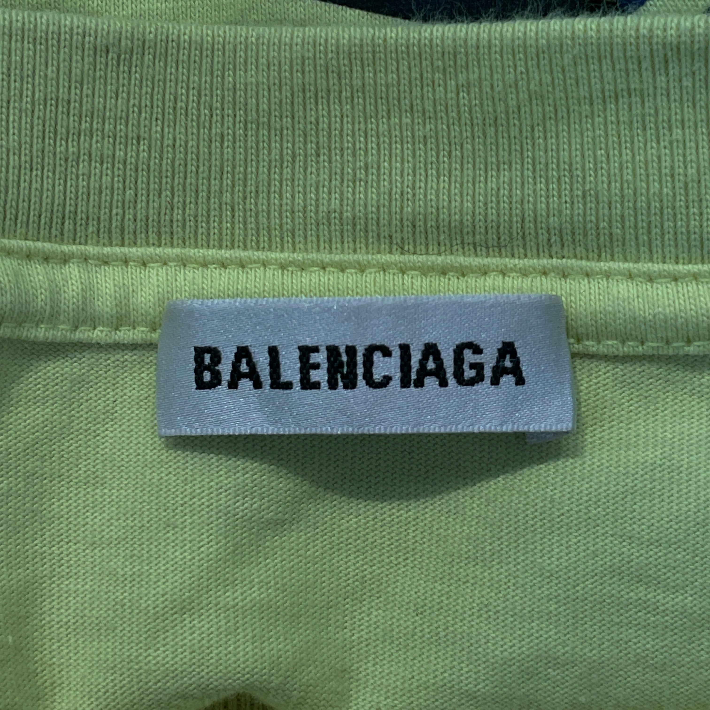 BALENCIAGA/T-Shirt/S/Graphic/Cotton/GRN/Political Campain Cropped Tee view 3