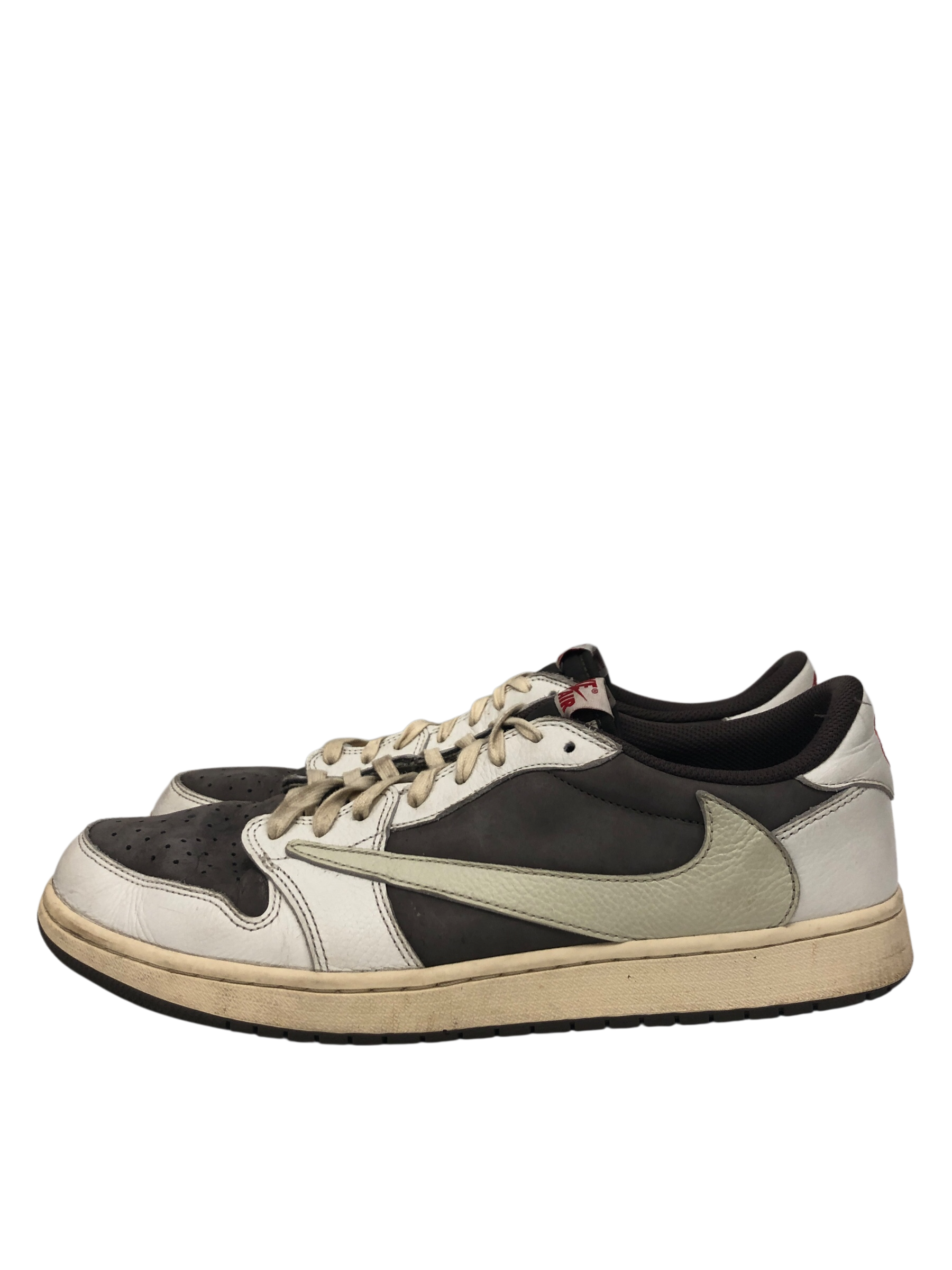 TRAVIS SCOTT/Low-Sneakers/US 13/Leather/BRW/ view 5