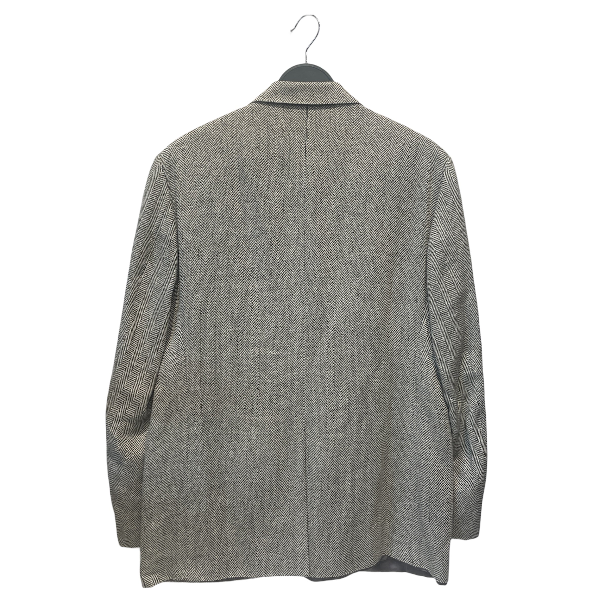 POLO RALPH LAUREN/RALPH LAUREN/Tailored Jkt/42/Wool/GRY/Herringbone/VINTAGE MADE IN ITALY / 42R view 2