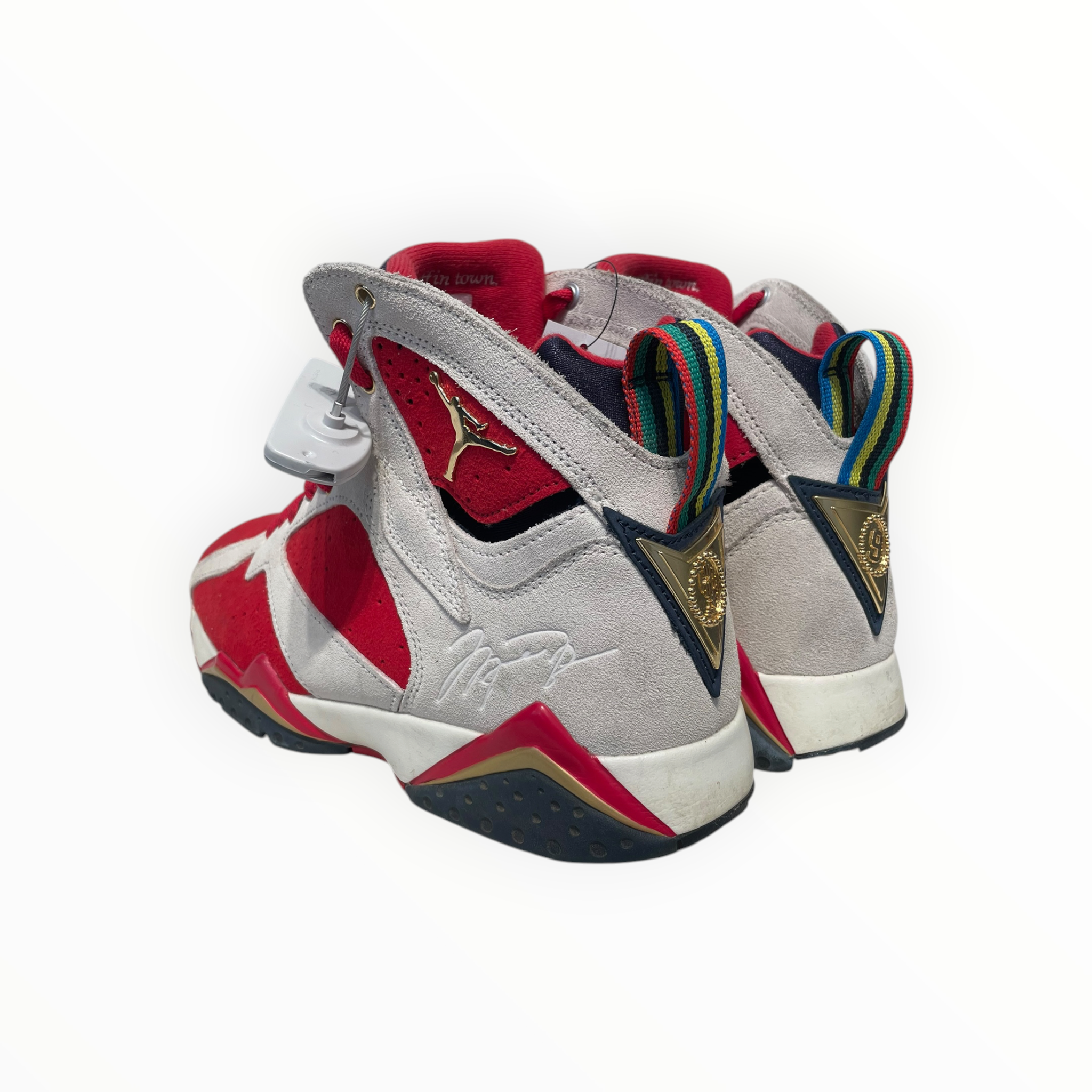 NIKE/AIR JORDAN 7 RETRO SP/Hi-Sneakers/US 10.5/Suede/RED/DM1195-474 view 2