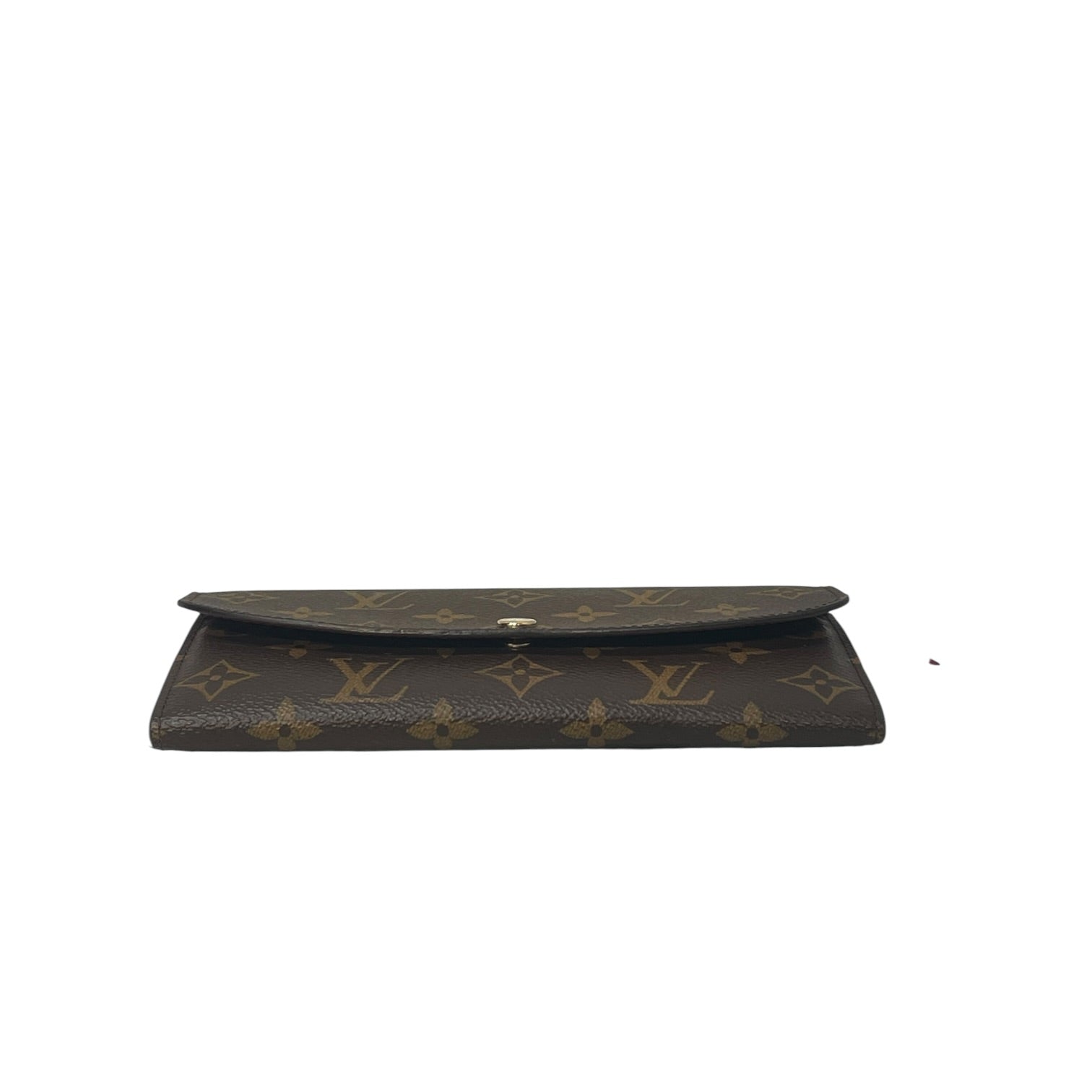 LOUIS VUITTON/Trifold Wallet/Monogram/Leather/BRW/L's/Emilie view 3