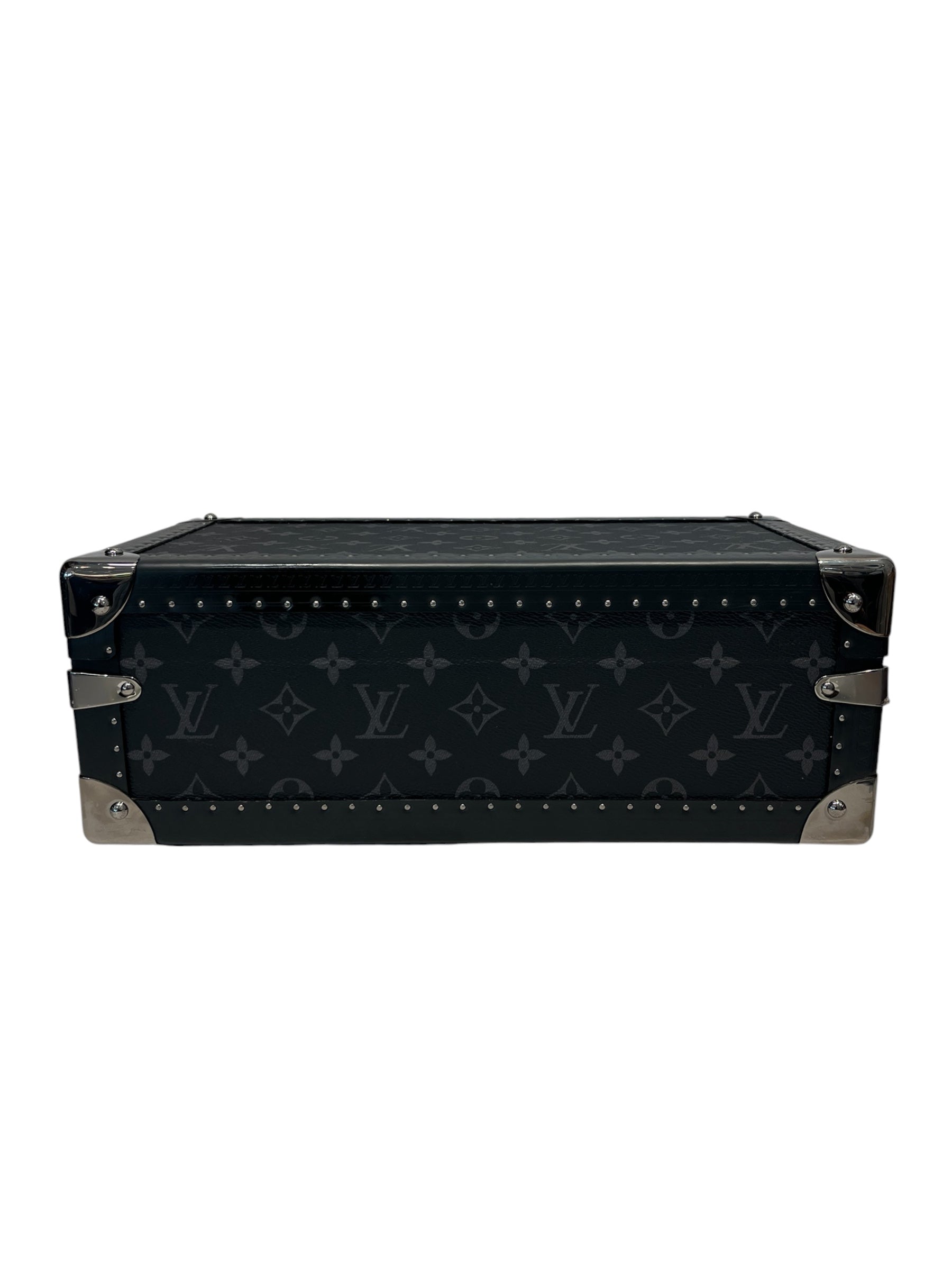 LOUIS VUITTON/Bag/Monogram/Leather/BLK/MINI TRUNK view 2