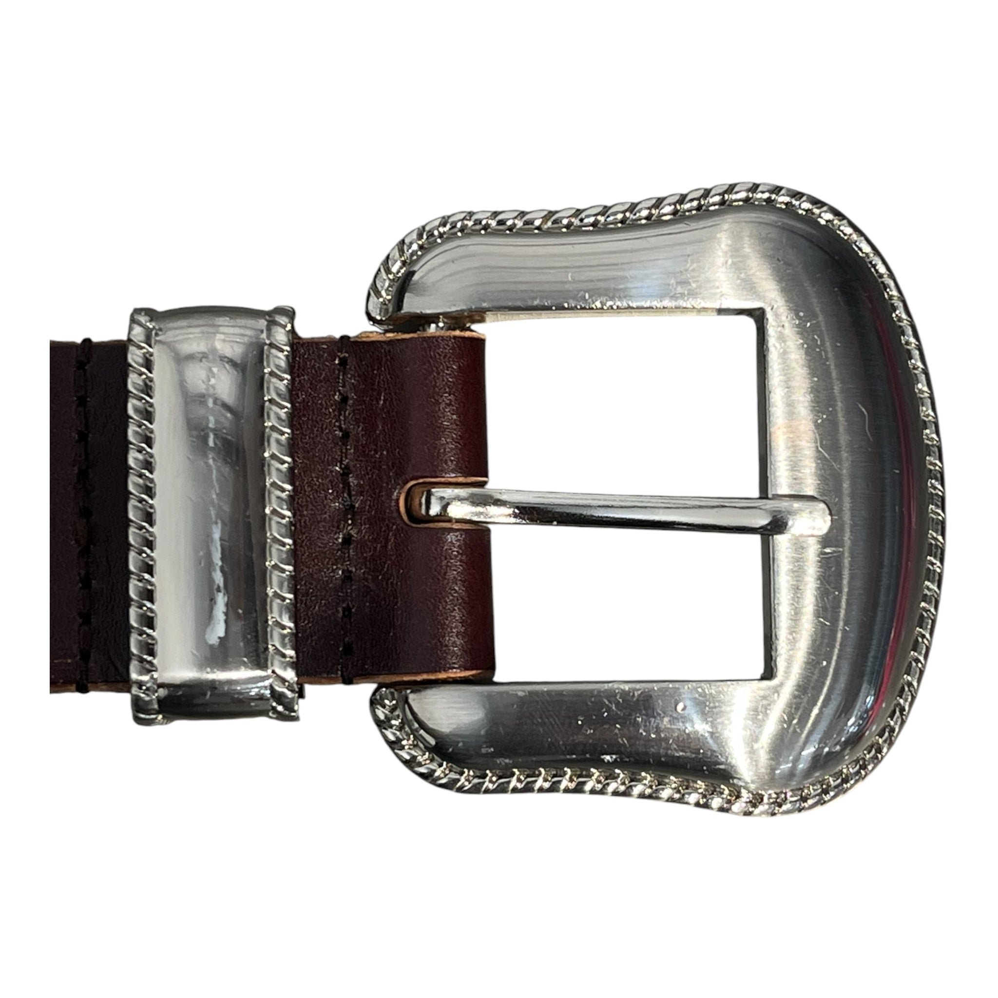 FUGAZI/Belt/Leather/BRW/BROWN STUDDED LEATHER BELT view 4