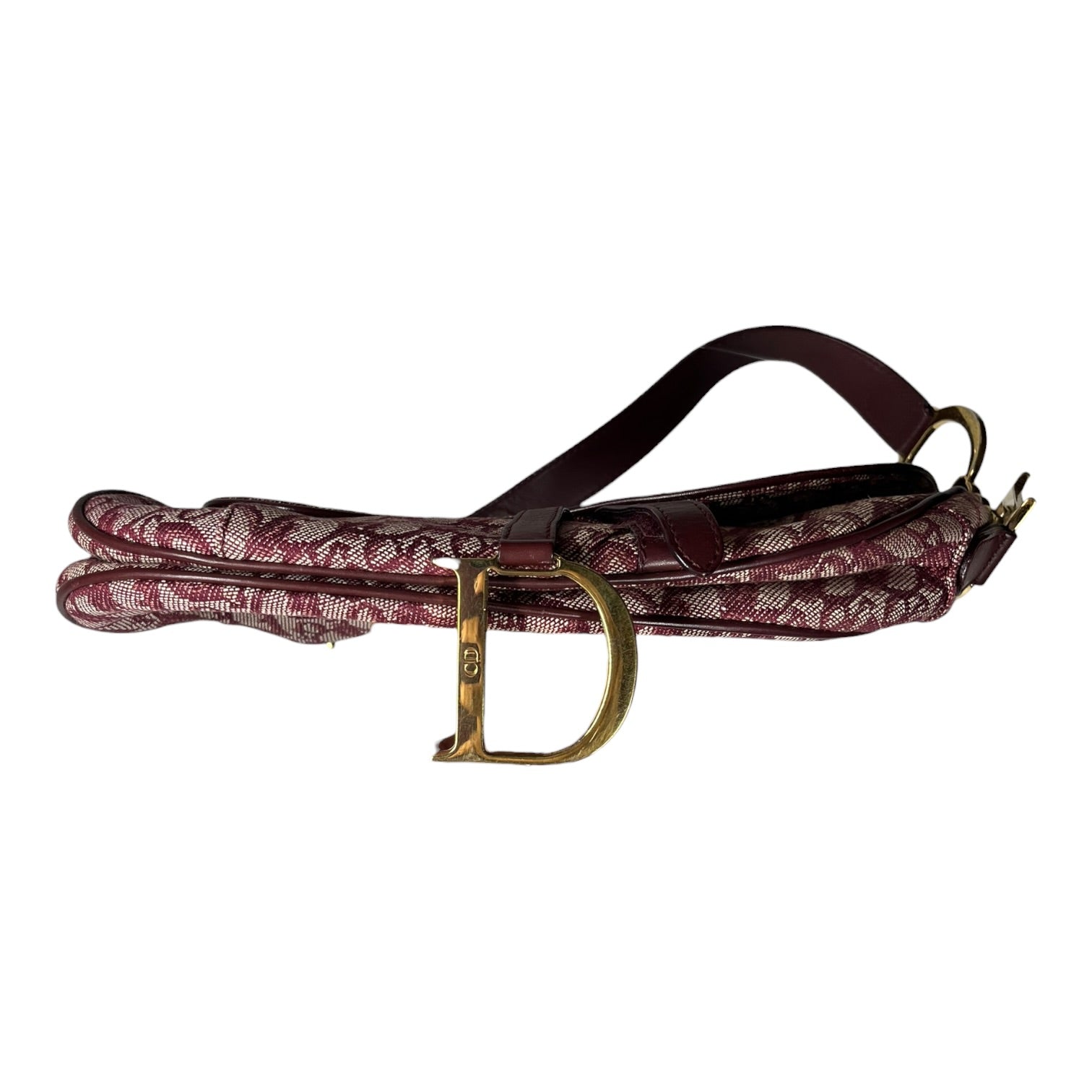 Christian Dior/Hand Bag/Monogram/Cotton/BRD/Saddle Bag view 4