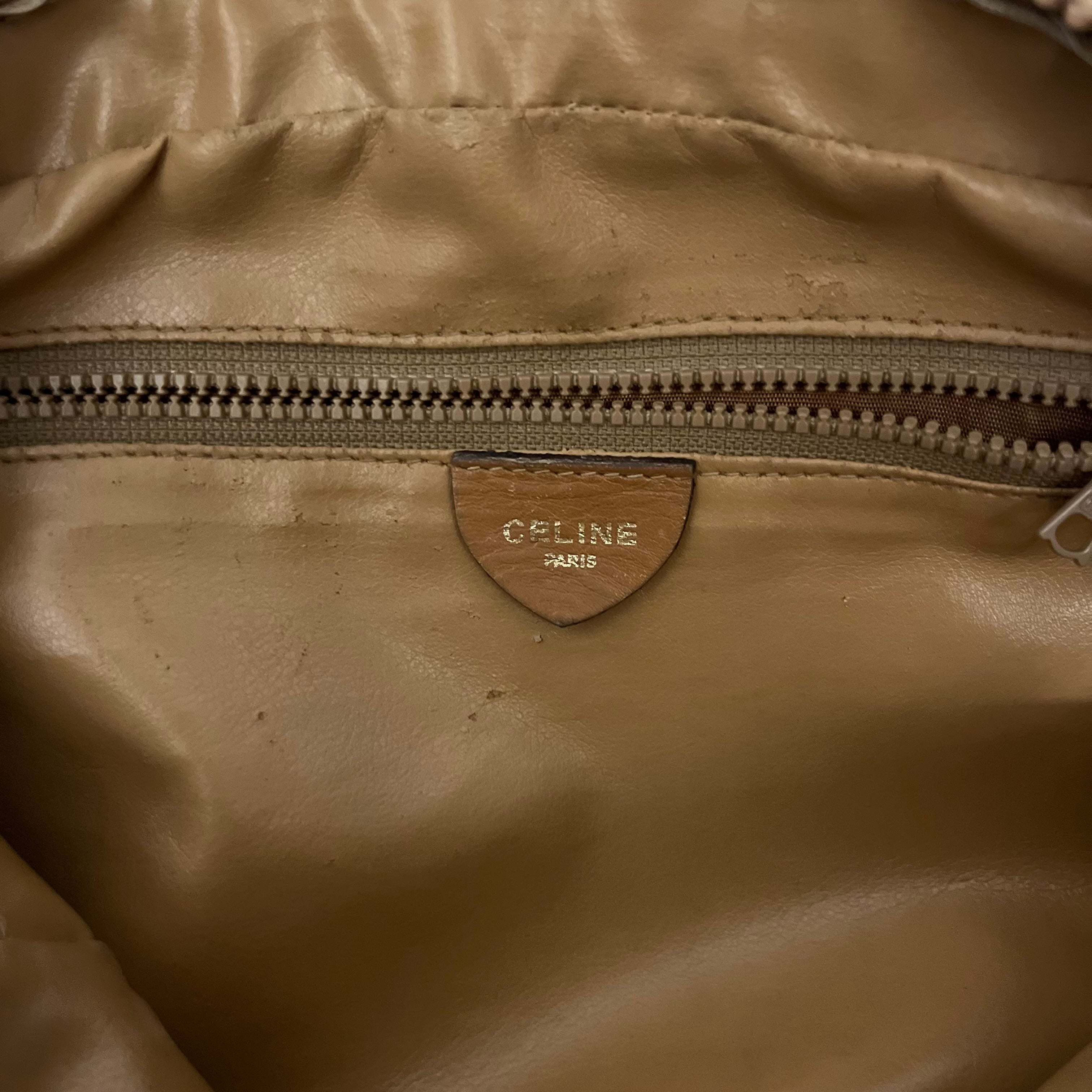 CELINE/Cross Body Bag/Monogram/Leather/BRW/MACADAM VINTAGE view 8