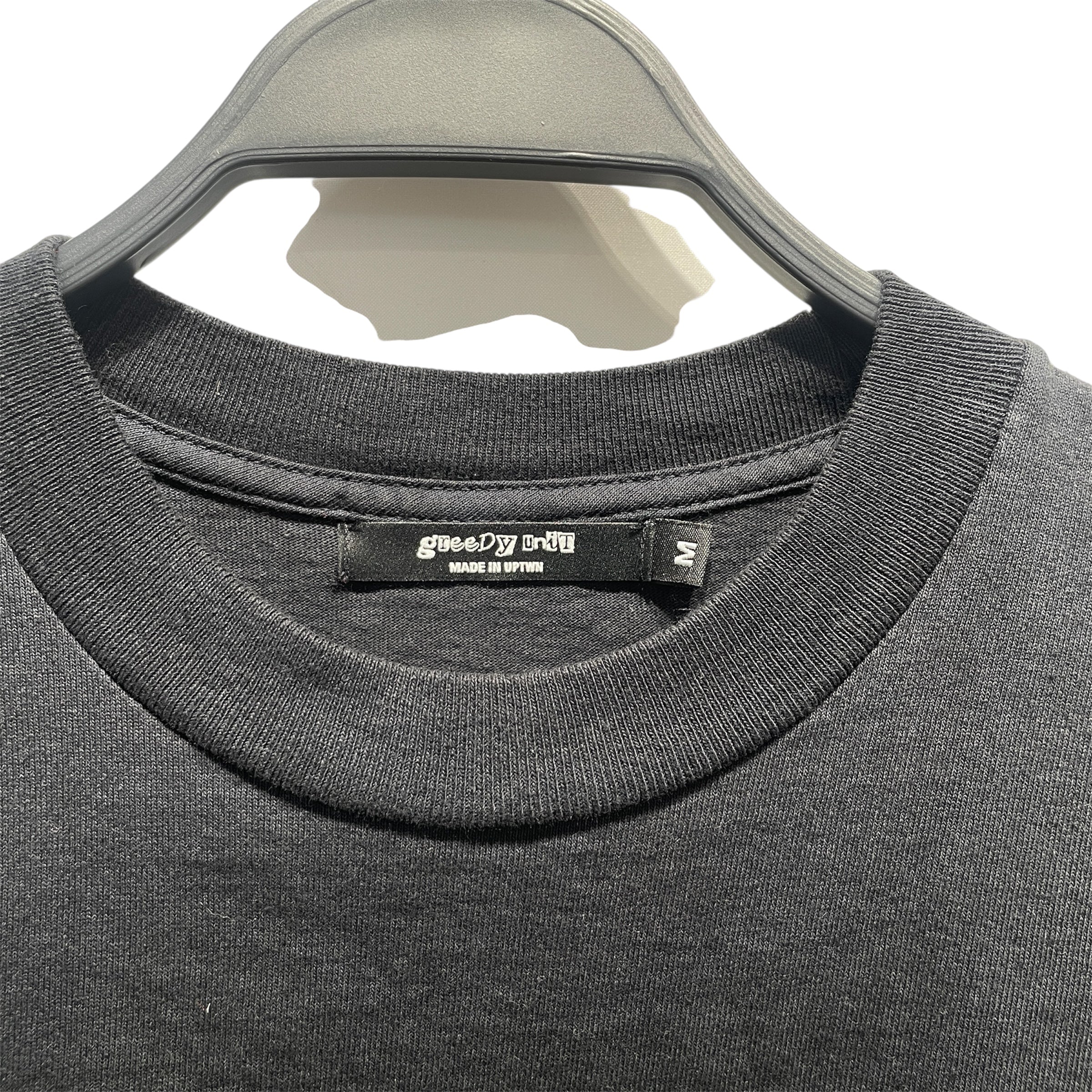 GREEDY UNIT/T-Shirt/M/Cotton/BLK/ view 3