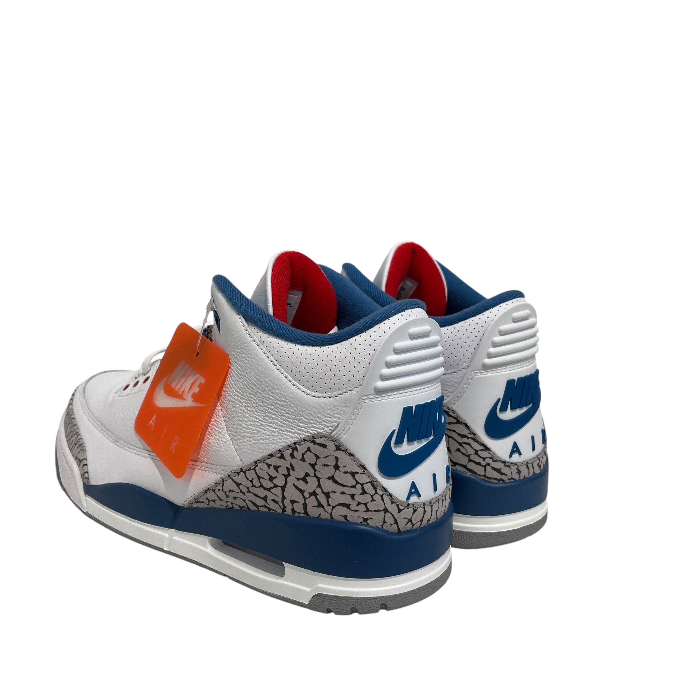NIKE/Low-Sneakers/US 12/Leather/WHT/True Blue 3's view 2