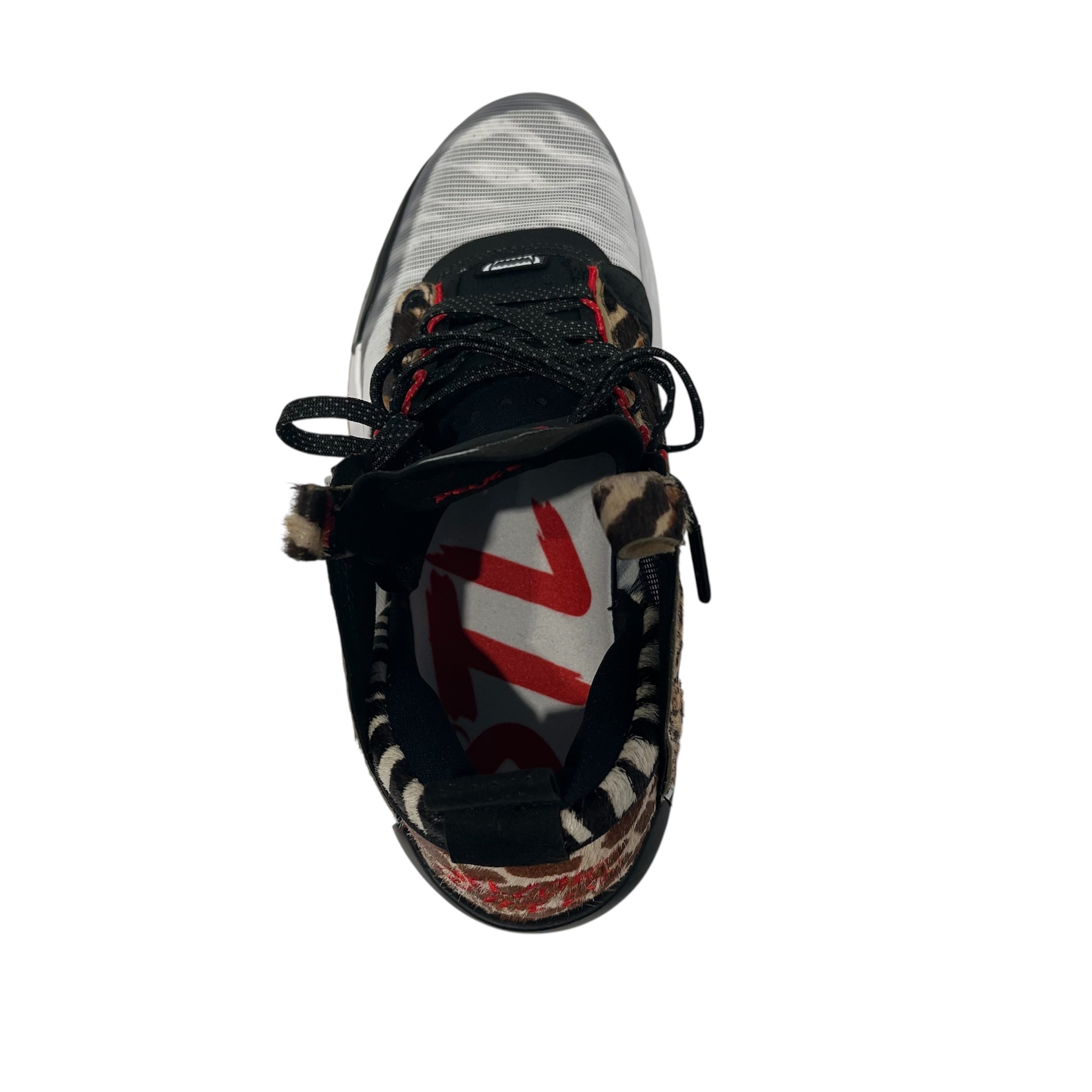 NIKE/AIR JORDAN 34 TATUM PE/Hi-Sneakers/US 9/Animal Pattern/Leather/BLK/DA1899-900 view 3