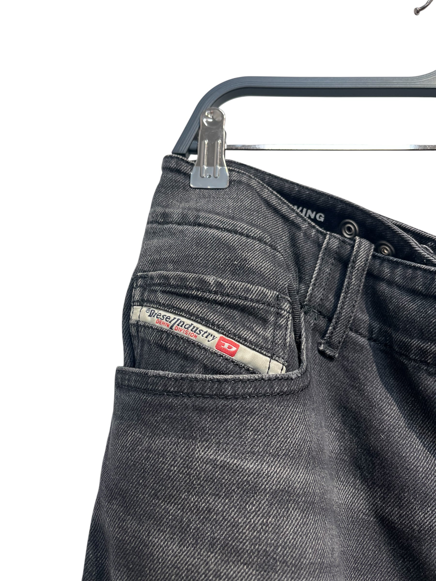 DIESEL/Straight Pants/34/Cotton/GRY/DARKWASH JEANS ADJUSTABLE BACK view 6