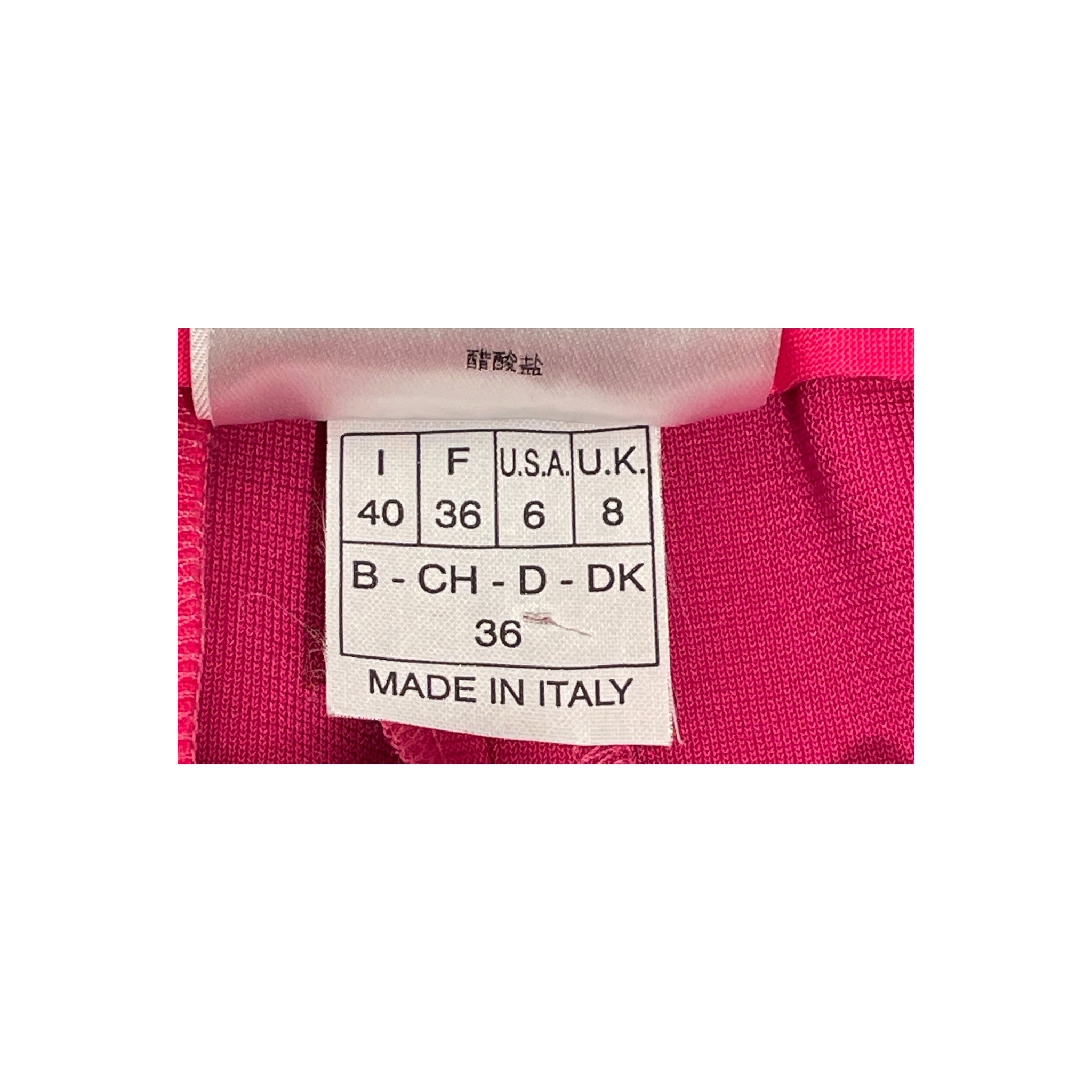 EMILIO PUCCI/Bottoms/6/PNK/Hot Pink Trousers view 4