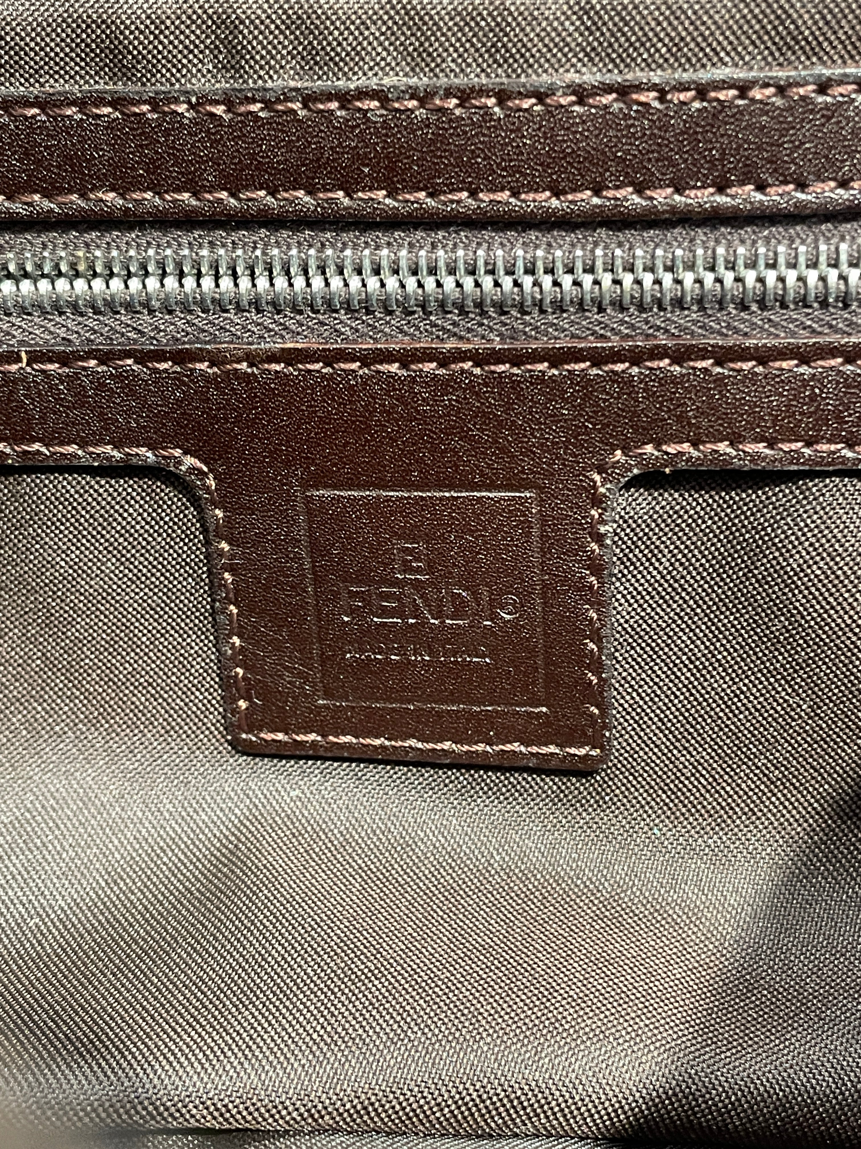 FENDI/Hand Bag/Monogram/Cotton/BRW/CANVAS BAGUETTE view 3
