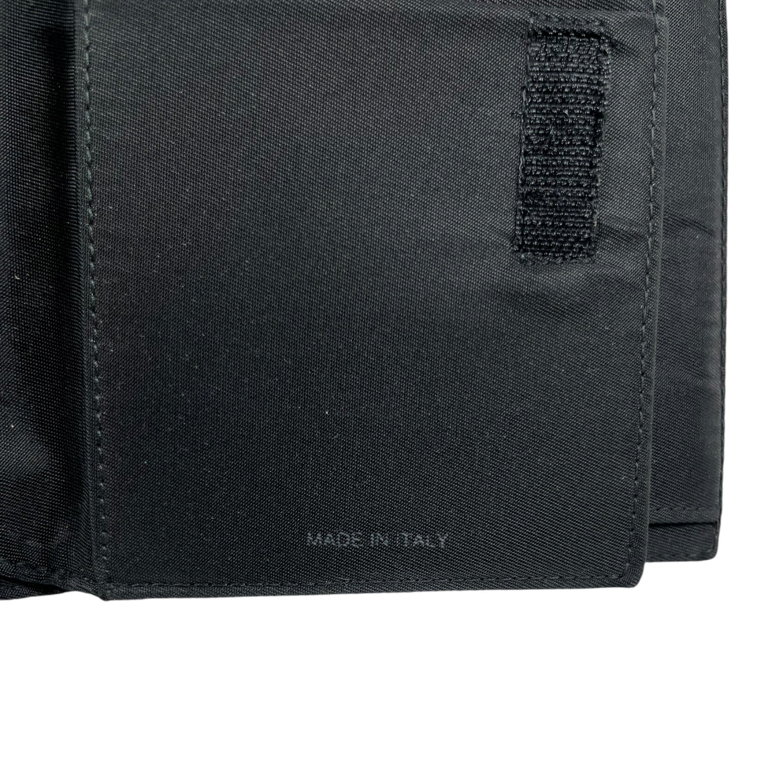 PRADA/Bifold Wallet/Nylon/BLK/M's/ view 5