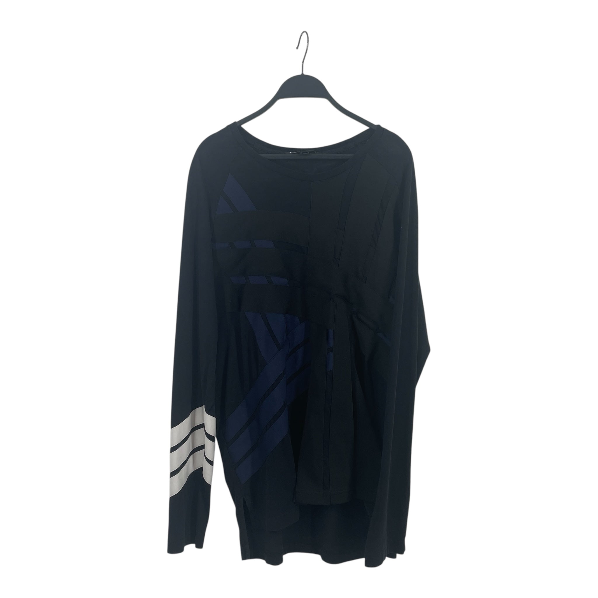 Y-3/LS T-Shirt/XL/Cotton/BLK/THREE STRIPES view 1