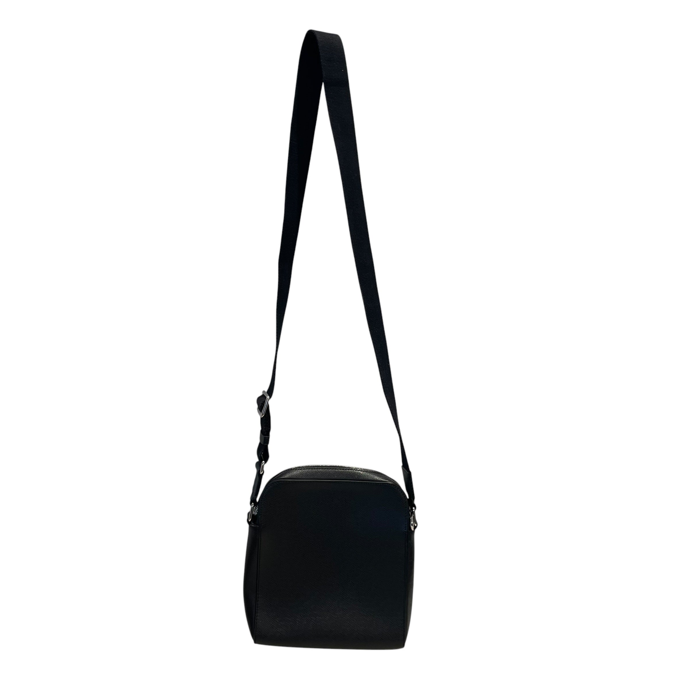 LOUIS VUITTON/Cross Body Bag/Leather/BLK/anton messenger pm view 2