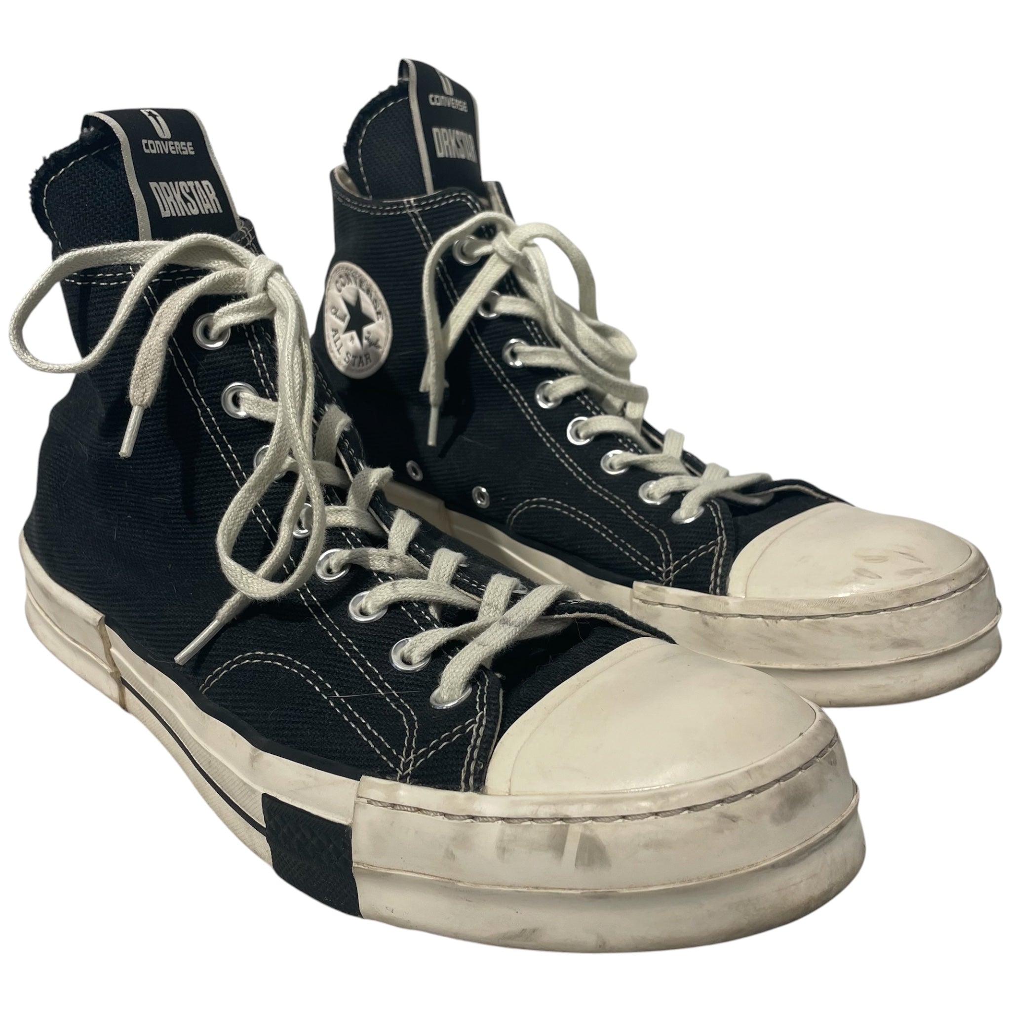 CONVERSE/RICK OWENS DRKSHDW/Hi-Sneakers/US 12/Corduroy/BLK/U-Tip/A00130C TB04DYN300075 view 1