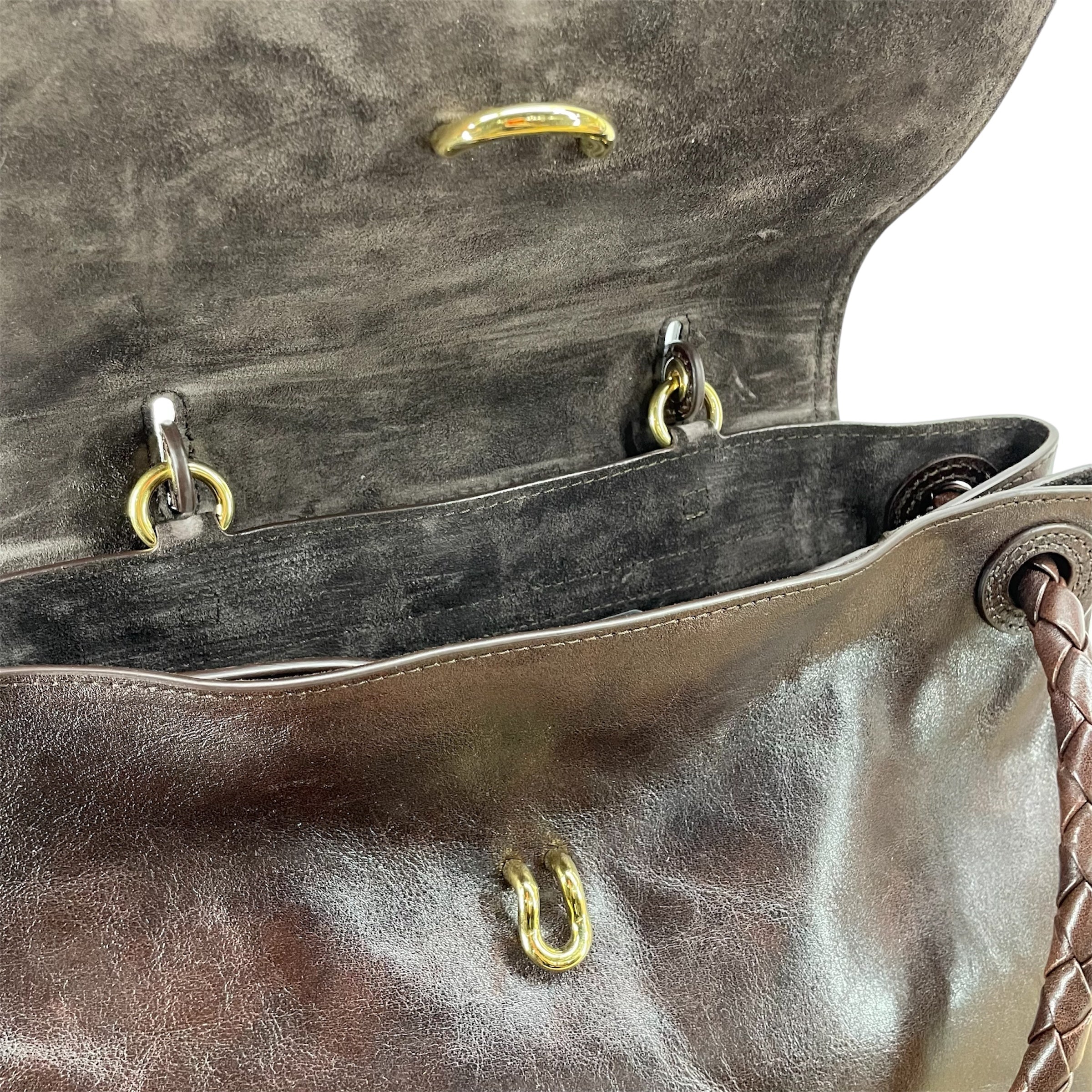 BOTTEGA VENETA/Hand Bag/Leather/BRW/CIAO CIAO SMALL view 7