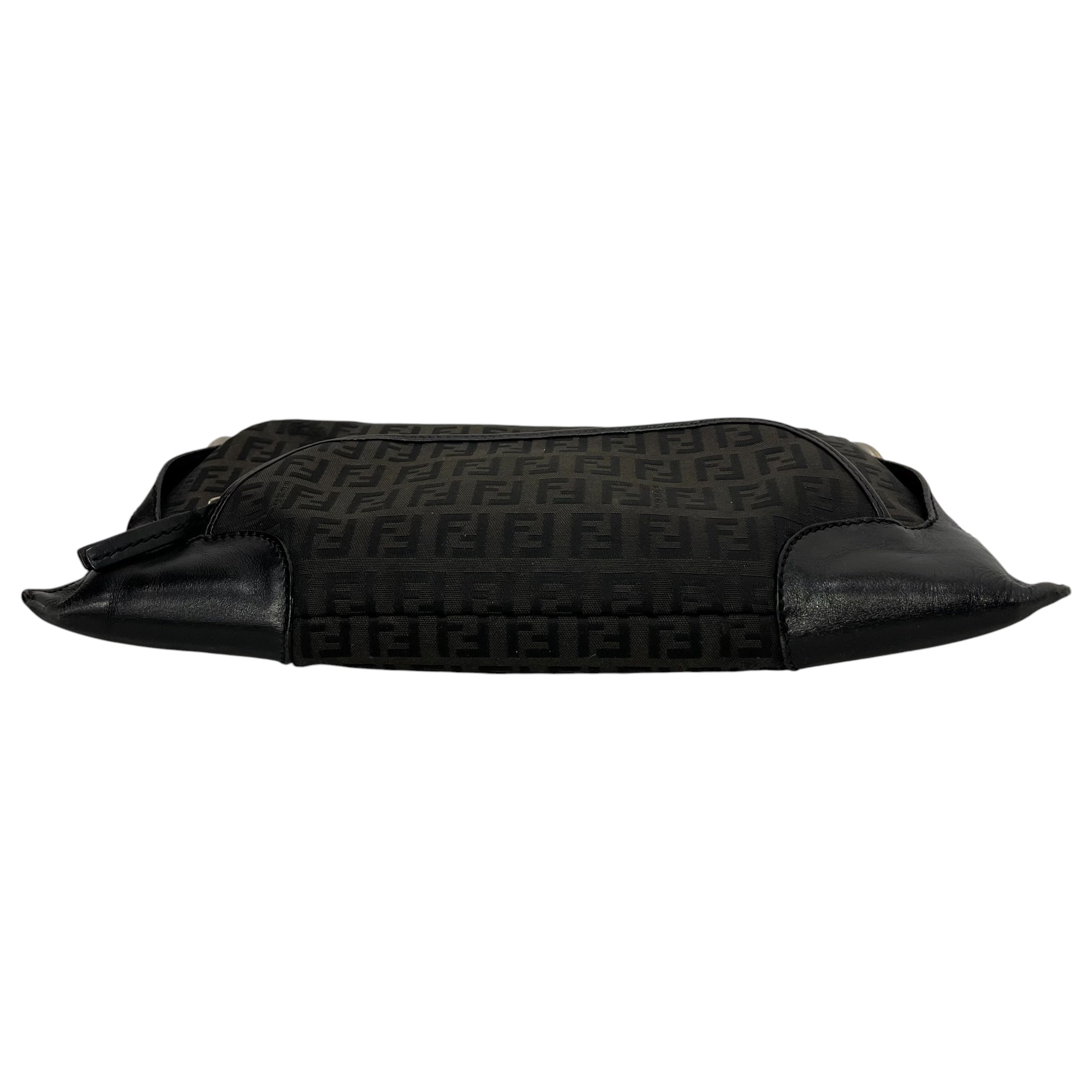 FENDI/Clutch Bag/Monogram/Leather/BLK/ZUCCHINO SHOULDER BAG view 3