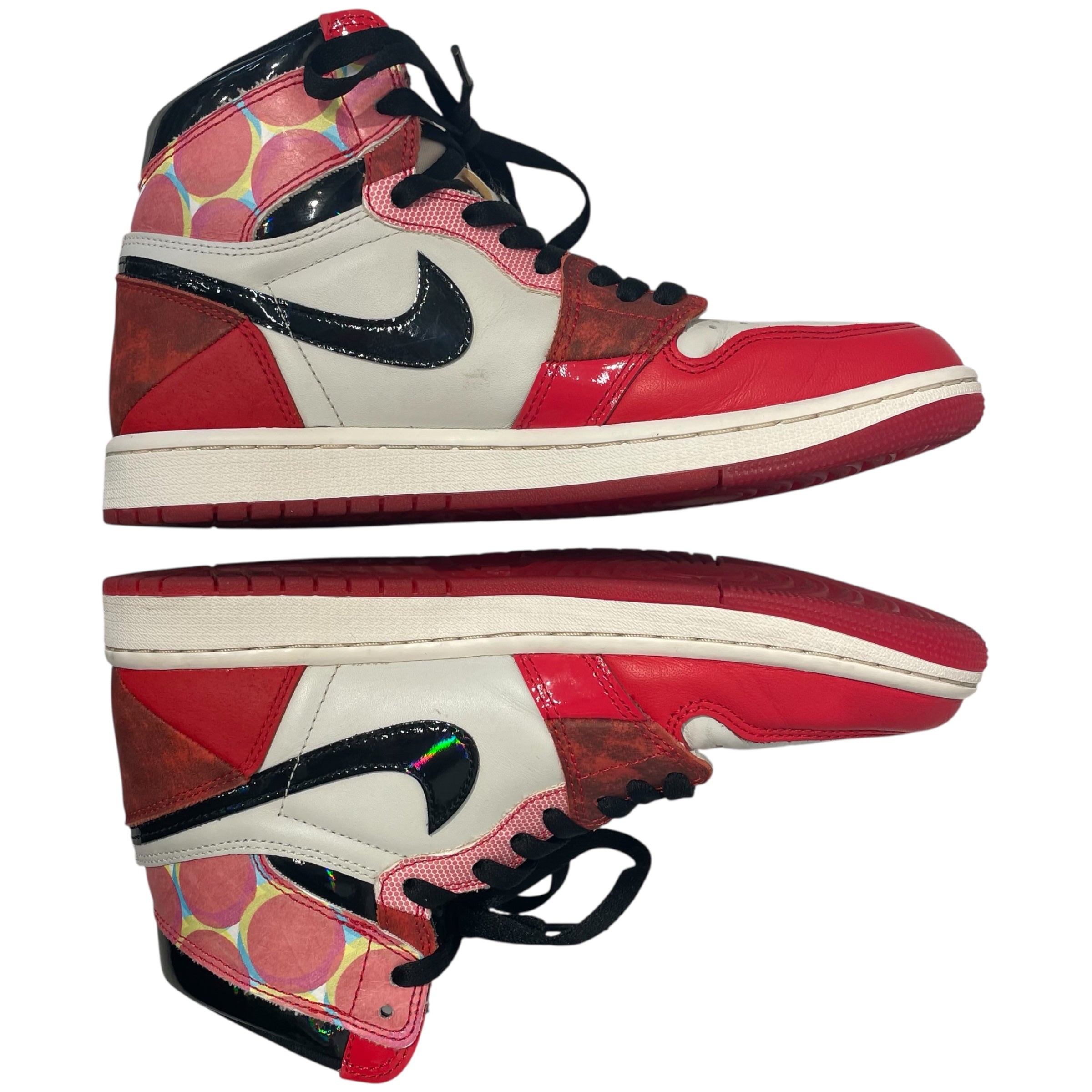 NIKE/Hi-Sneakers/US 9/Suede/RED/spiderman view 5