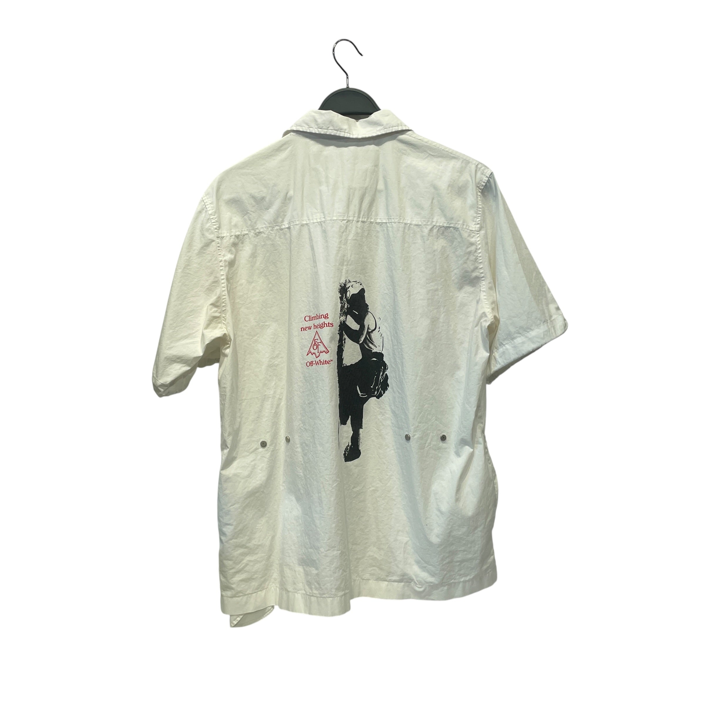 OFF-WHITE/SS Shirt/L/Cotton/WHT/VOYAGER CARGO SHIRT view 2