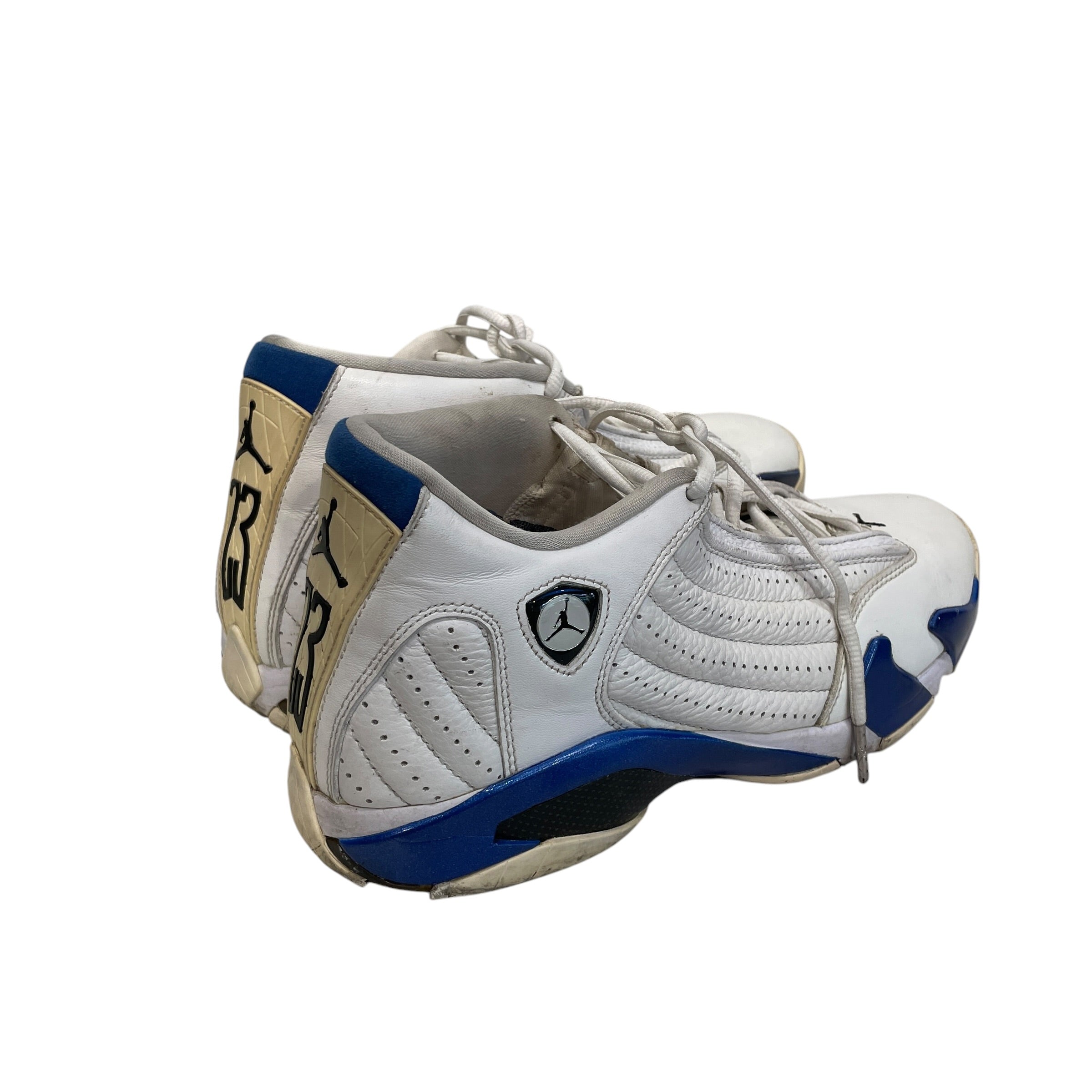 JORDAN BRAND/Hi-Sneakers/US 9.5/Leather/WHT/HYPERROYAL view 2