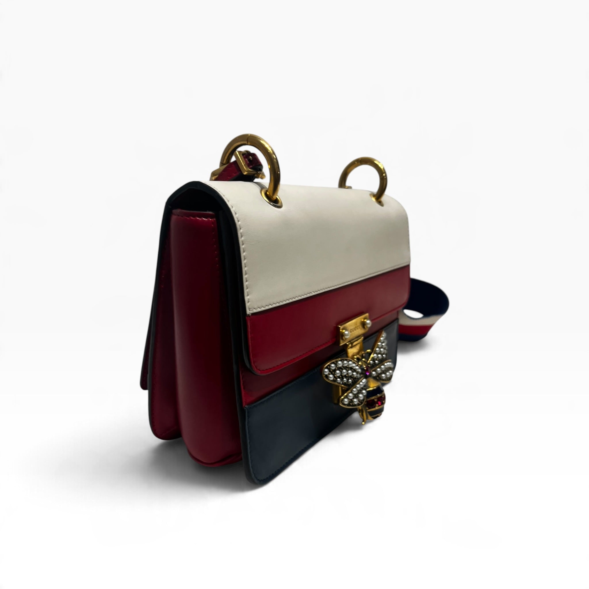 GUCCI/Cross Body Bag/M/Leather/MLT/Queen Margaret Flap Bag view 6
