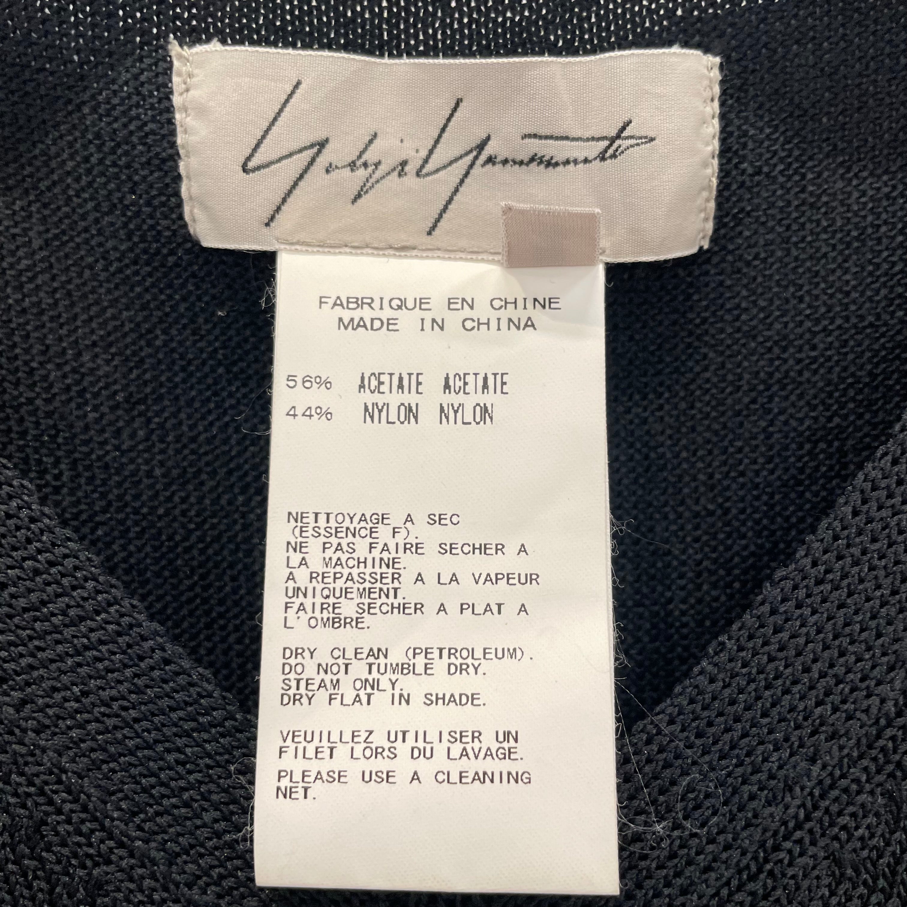 YOHJI YAMAMOTO/Sweater/2/Black/FJ-K01-960/FJ-K01-960 view 3