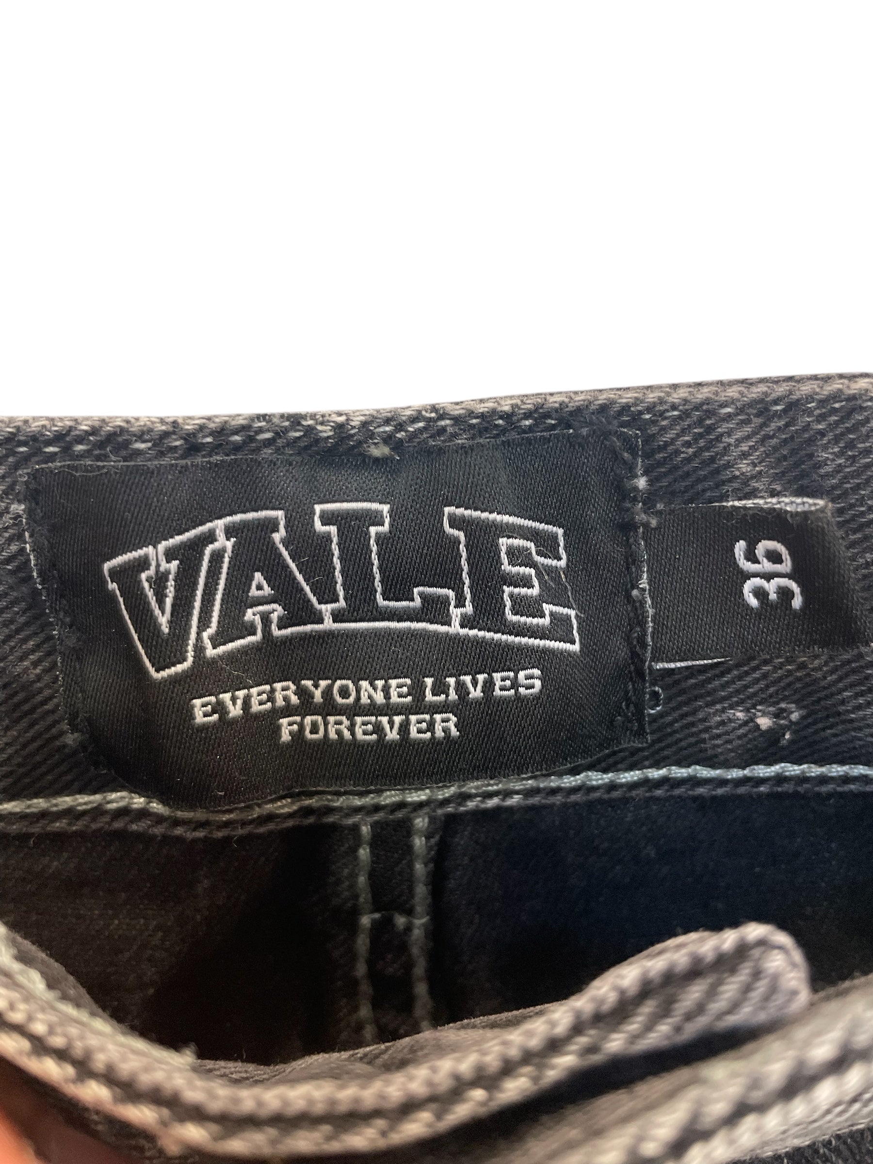 Vale/Pants/36/Denim/BLK/BKR KNESS BLK BAGGY view 3