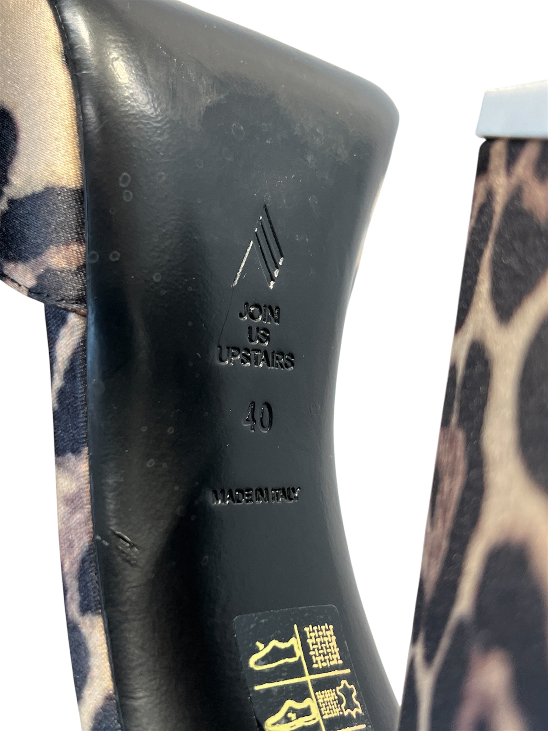 THE ATTICO/Heels/EU 40/Animal Pattern/BRW/Open-Toe/Leopard view 4