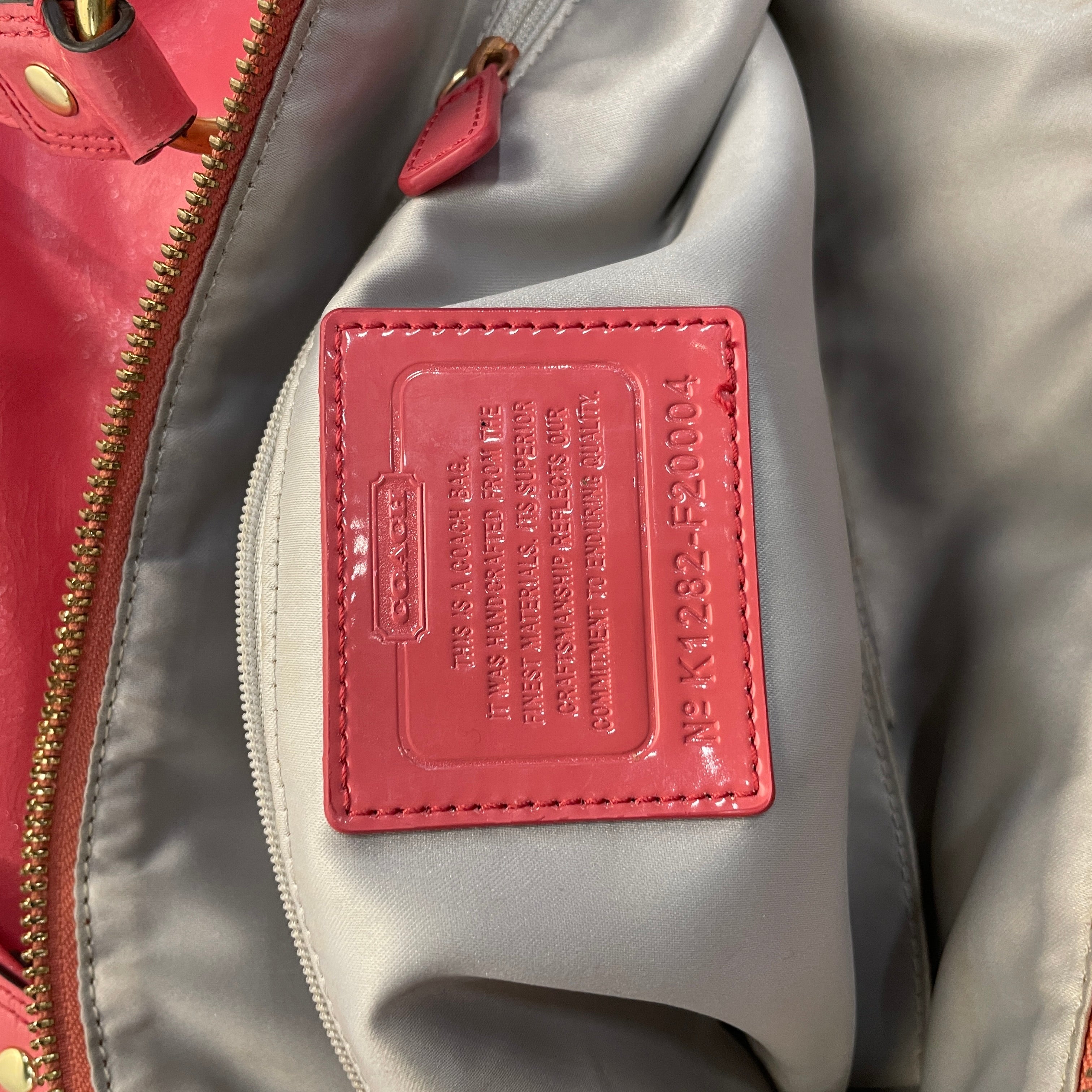 COACH/Tote Bag/Leather/PNK/Poppy Daisy Liquid Gloss view 5