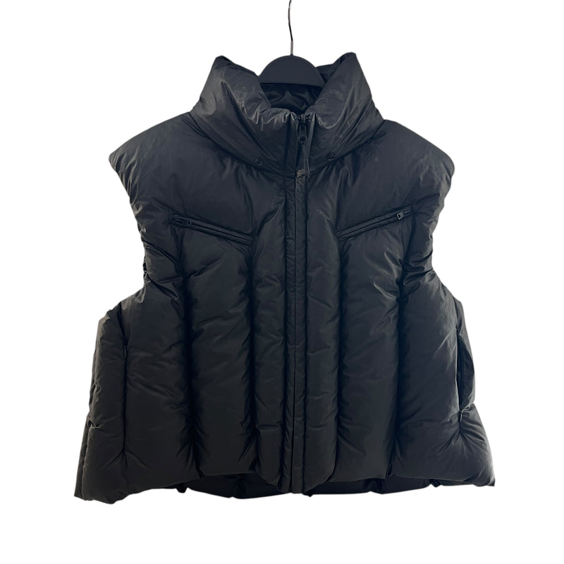 Dingyun Zhang/Puffer Vest/S/Cotton/BLK/Reversible Swollen Gillet