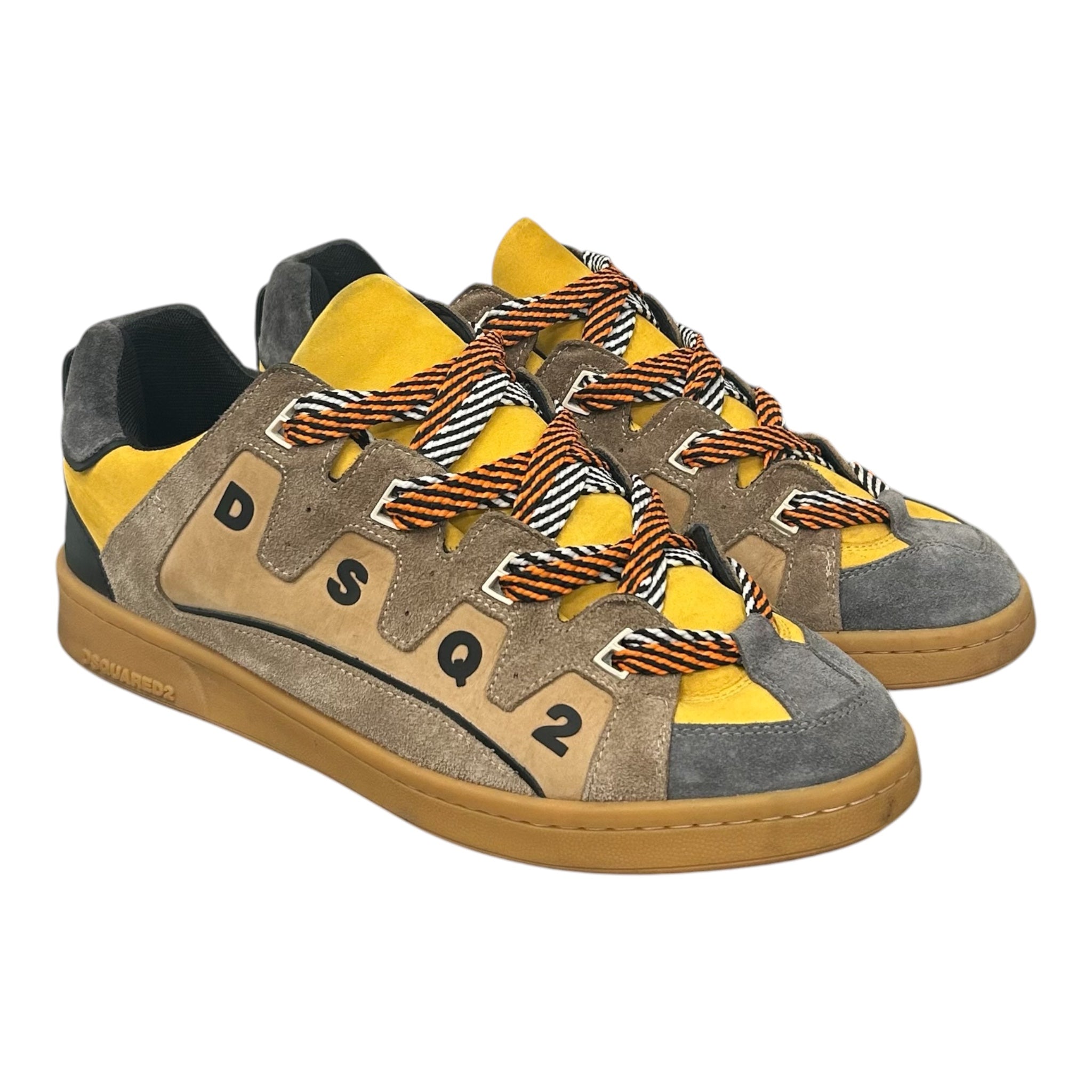 DSQUARED2/Low-Sneakers/US 9.5/Suede/MLT/BOXER SNEAKER view 1