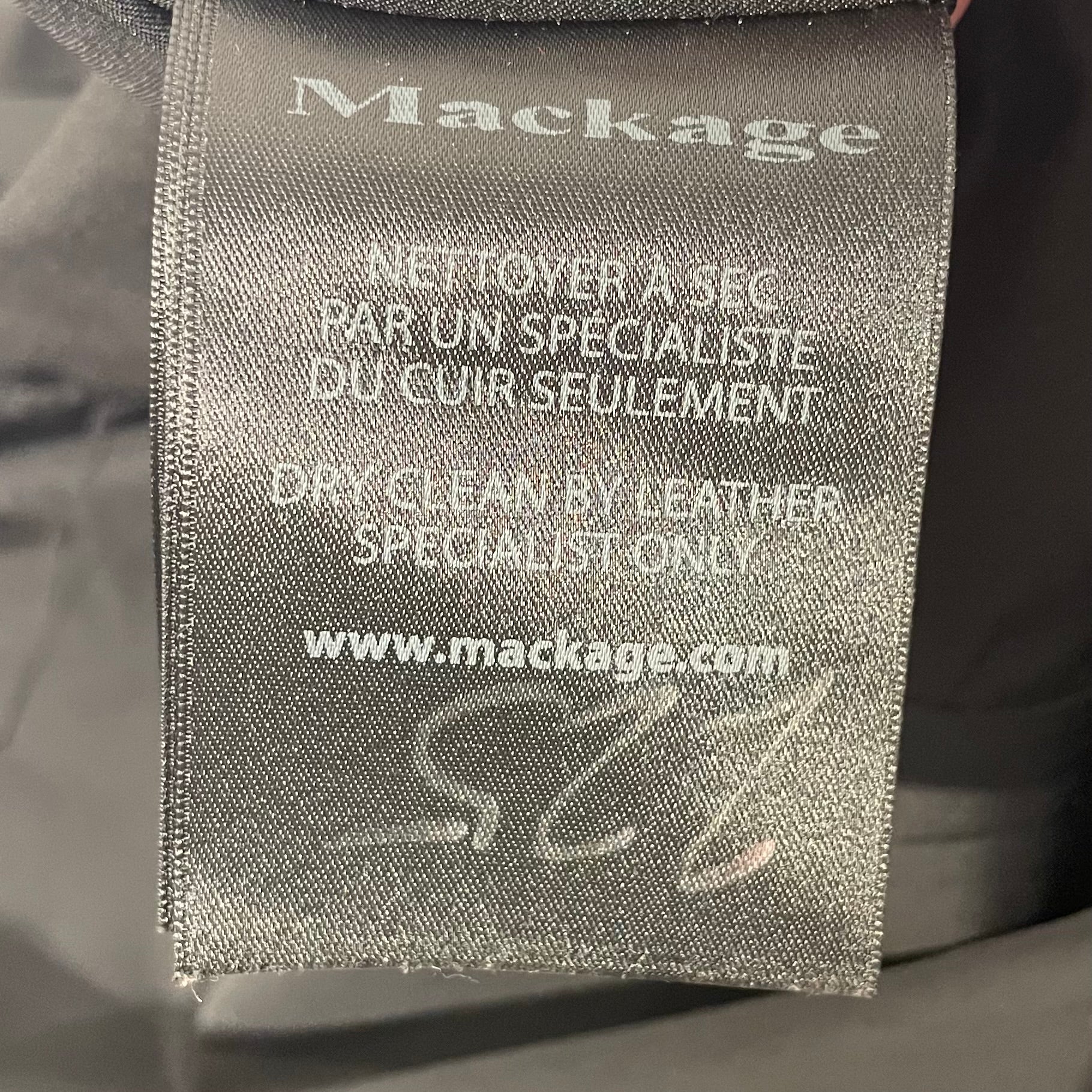 MACKAGE/Trench Coat/S/Polyester/BLK/RIBBED MOTO SLEEVES view 4
