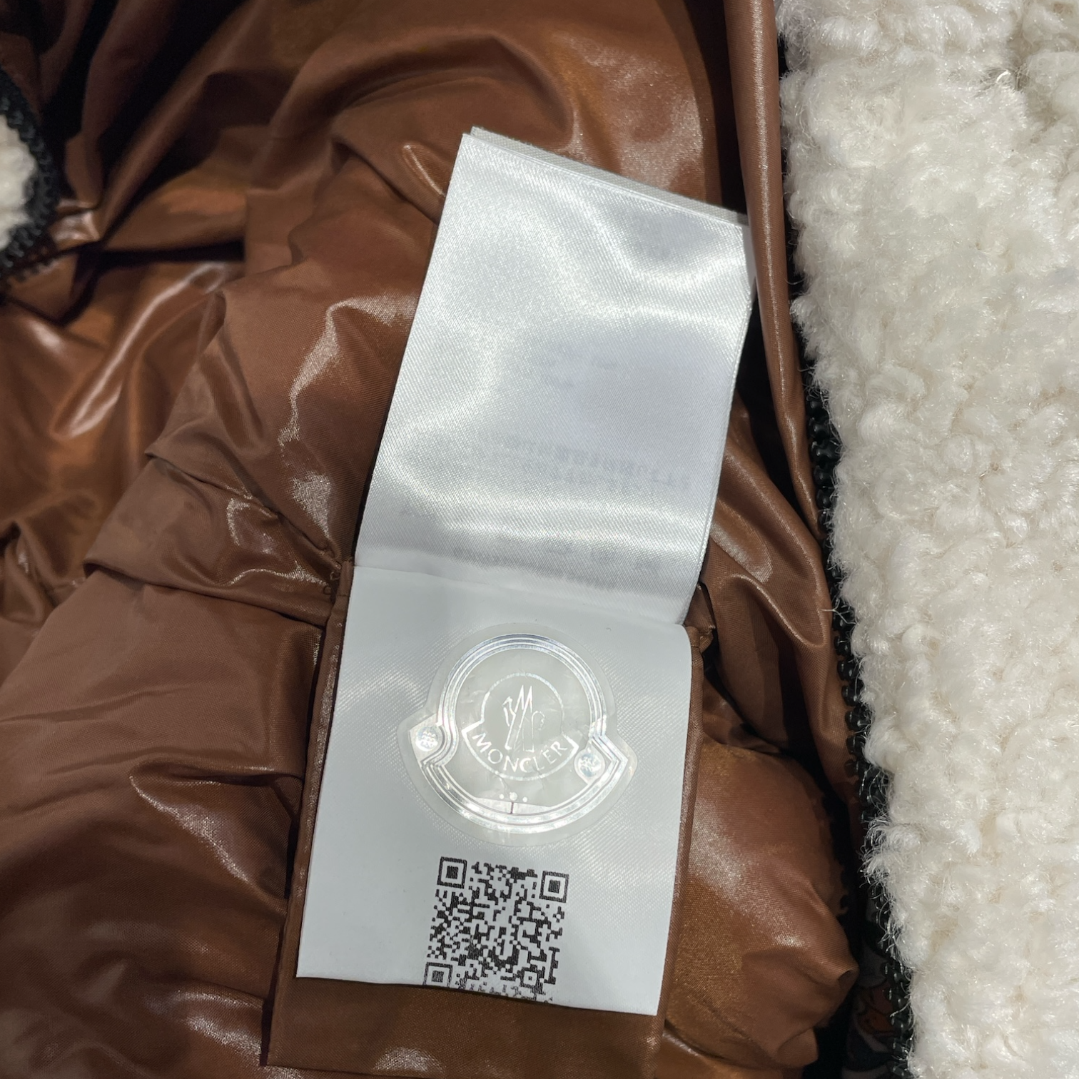 MONCLER/Fleece Jkt/S/Cotton/WHT/Hainardia Hooded Puffer Coat view 4