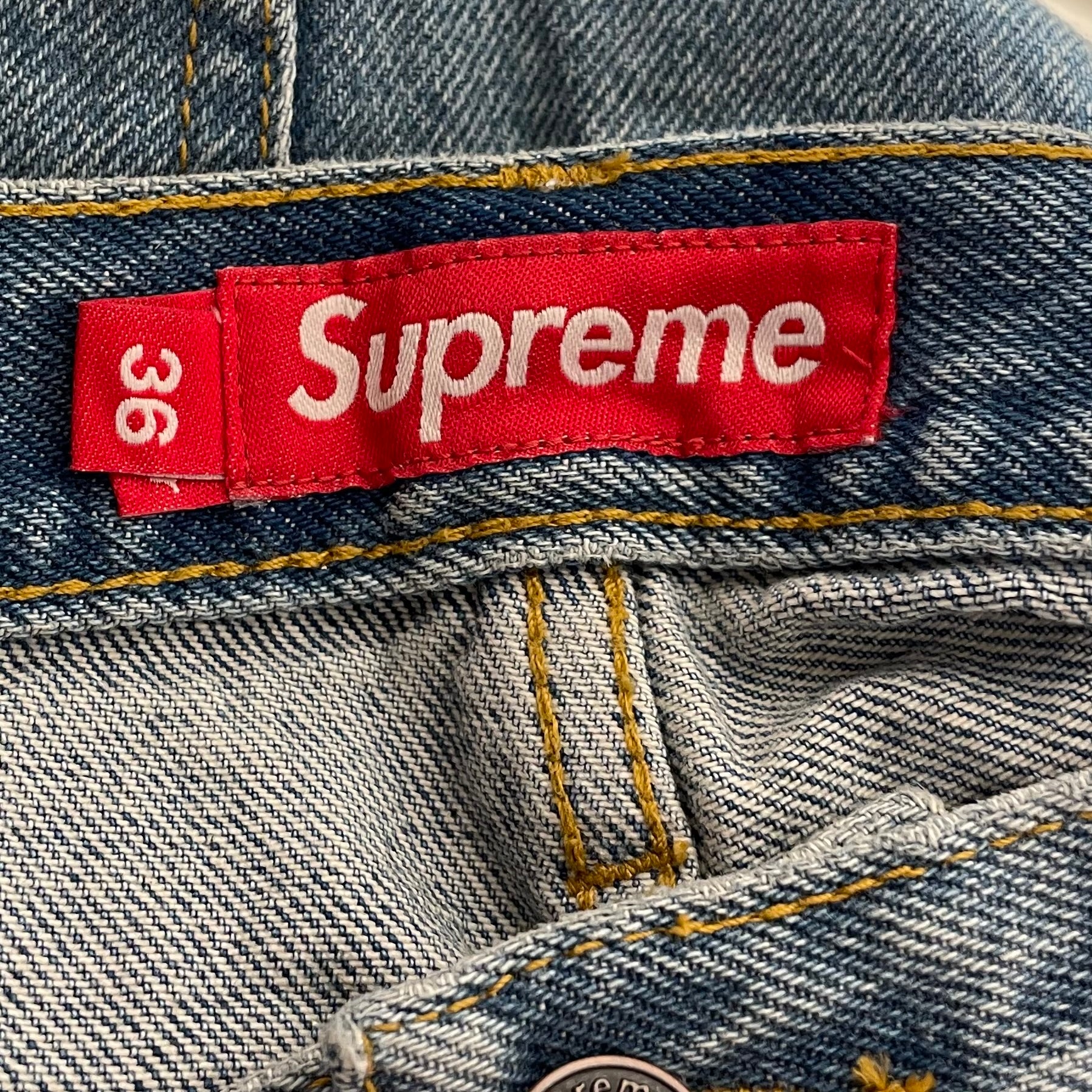 Supreme/Pants/36/Denim/IDG/SUPREME "WASHED INDIGO" view 3