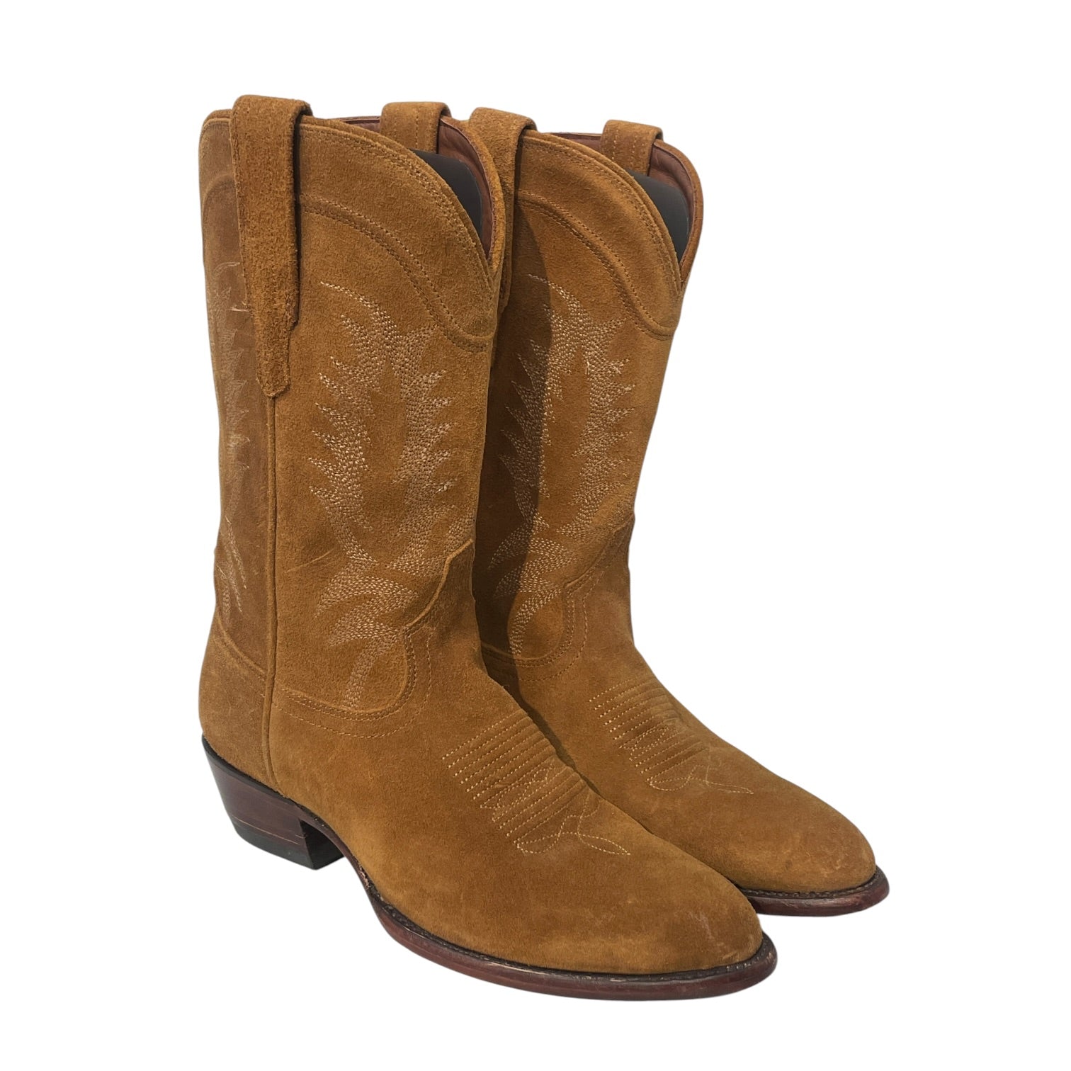 TECOVAS/Western Boots/US 8.5/Suede/CML/ view 1