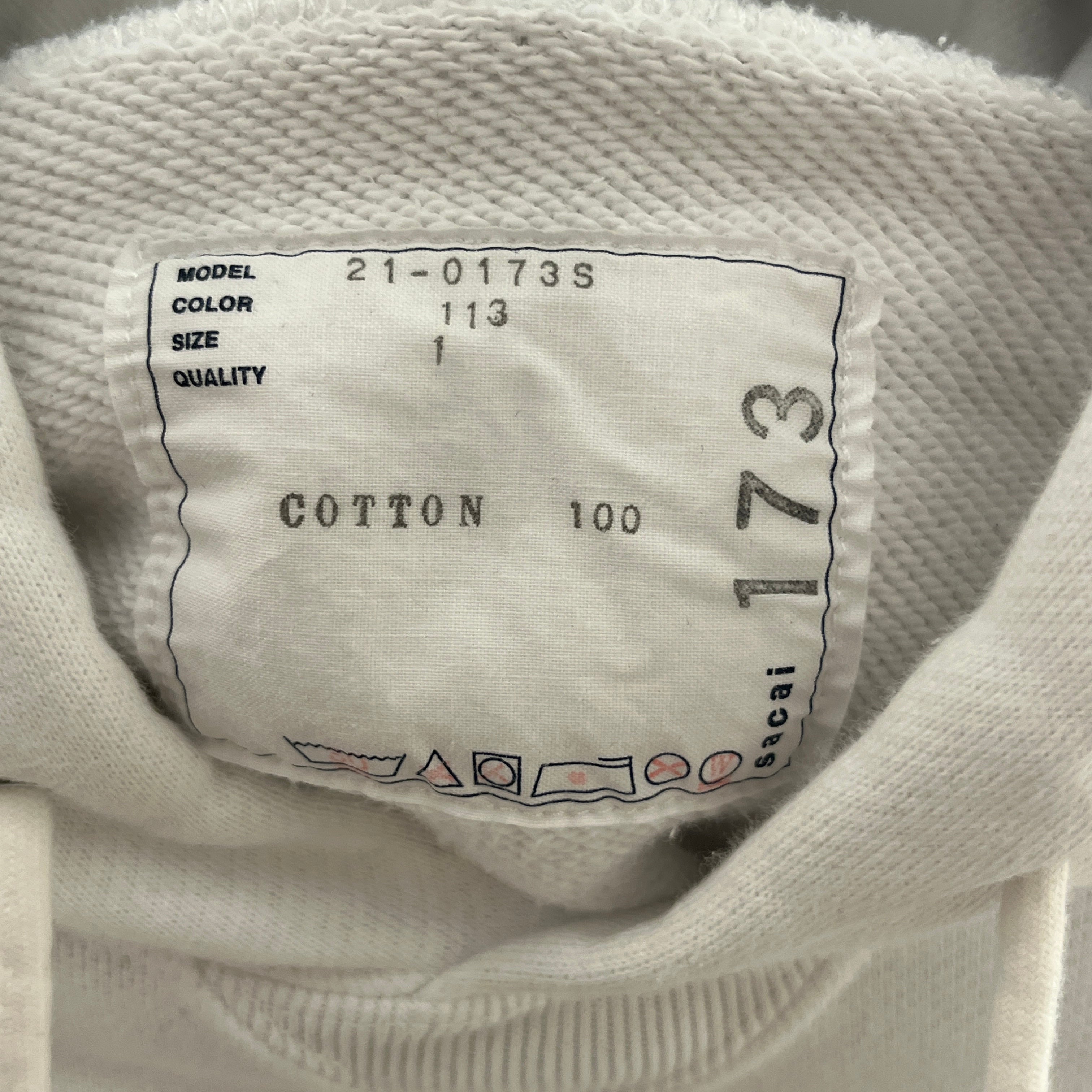 Sacai/Hoodie/1/Cotton/WHT/HANK WILLIS THOMAS view 3