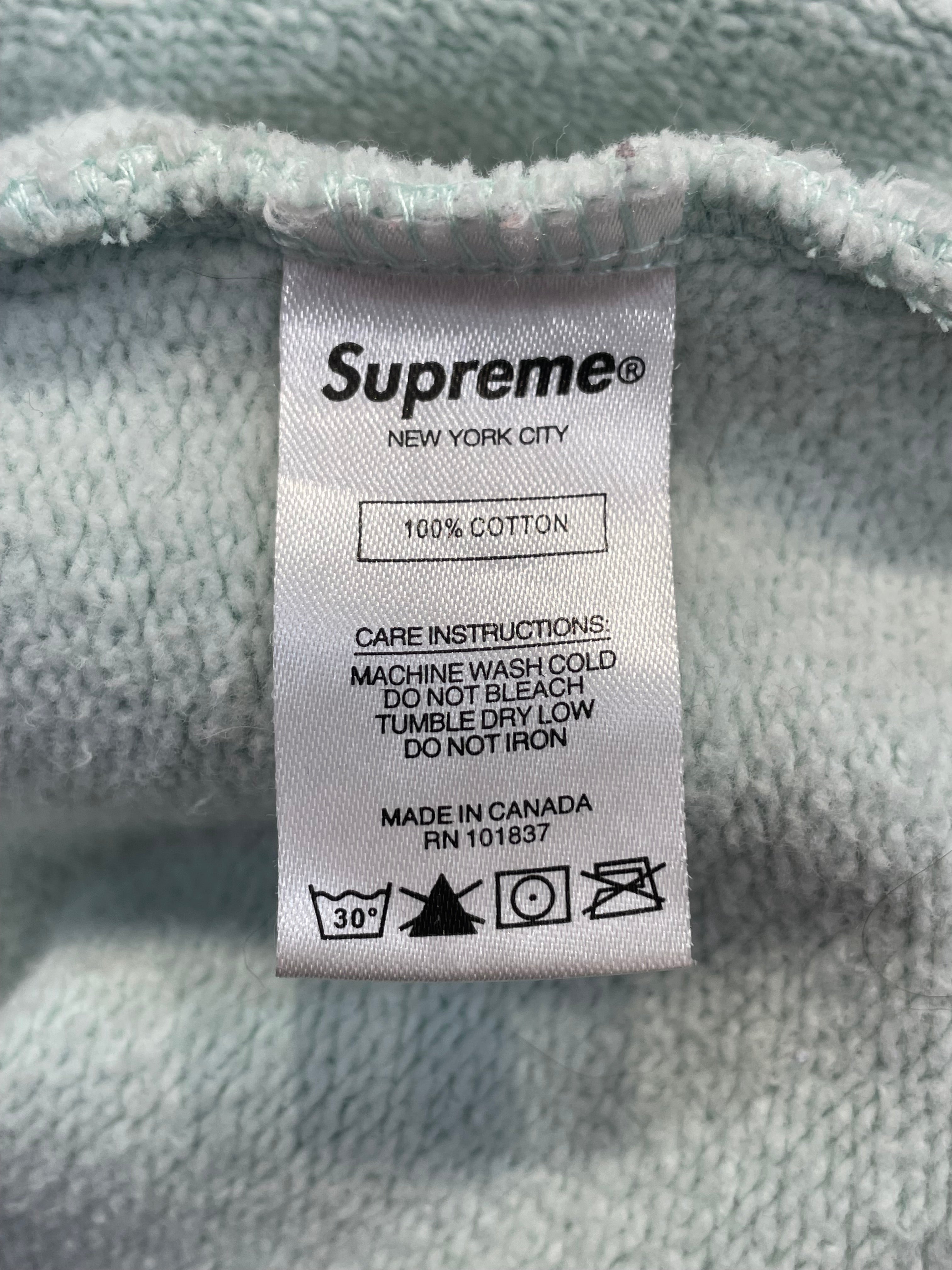 Supreme/Hoodie/M/Cotton/IDG/Ice Blue Blocked Hoodie view 5