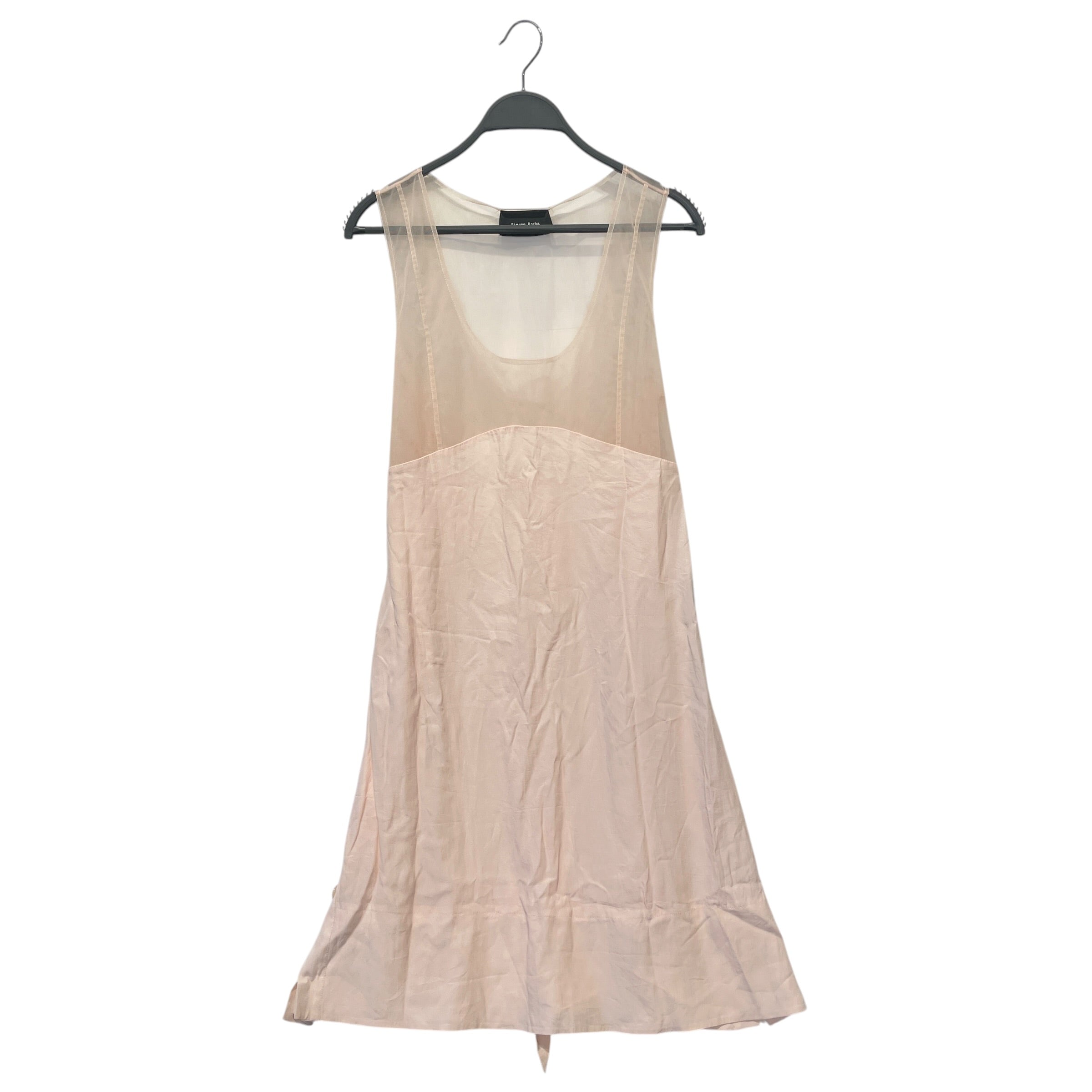 SIMONE ROCHA/SL Dress/8/Silk/PNK/SIDE BUTTONS/CINCH view 1