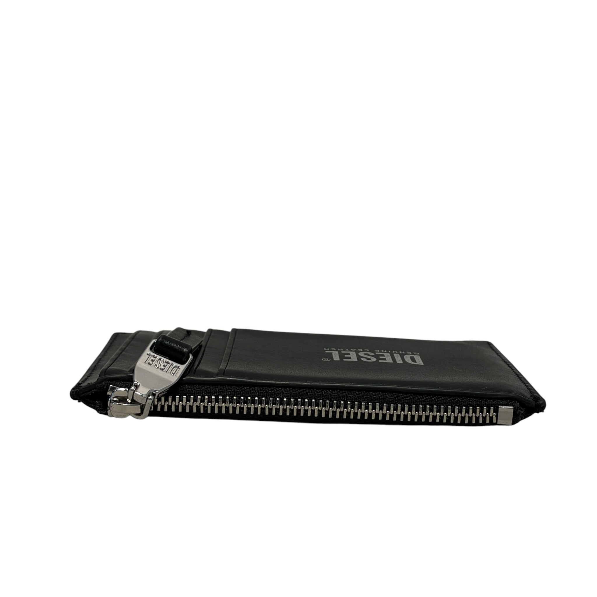 DIESEL/Card Case/Leather/BLK/CARD HOLDER WITH SILVER LOGO view 4