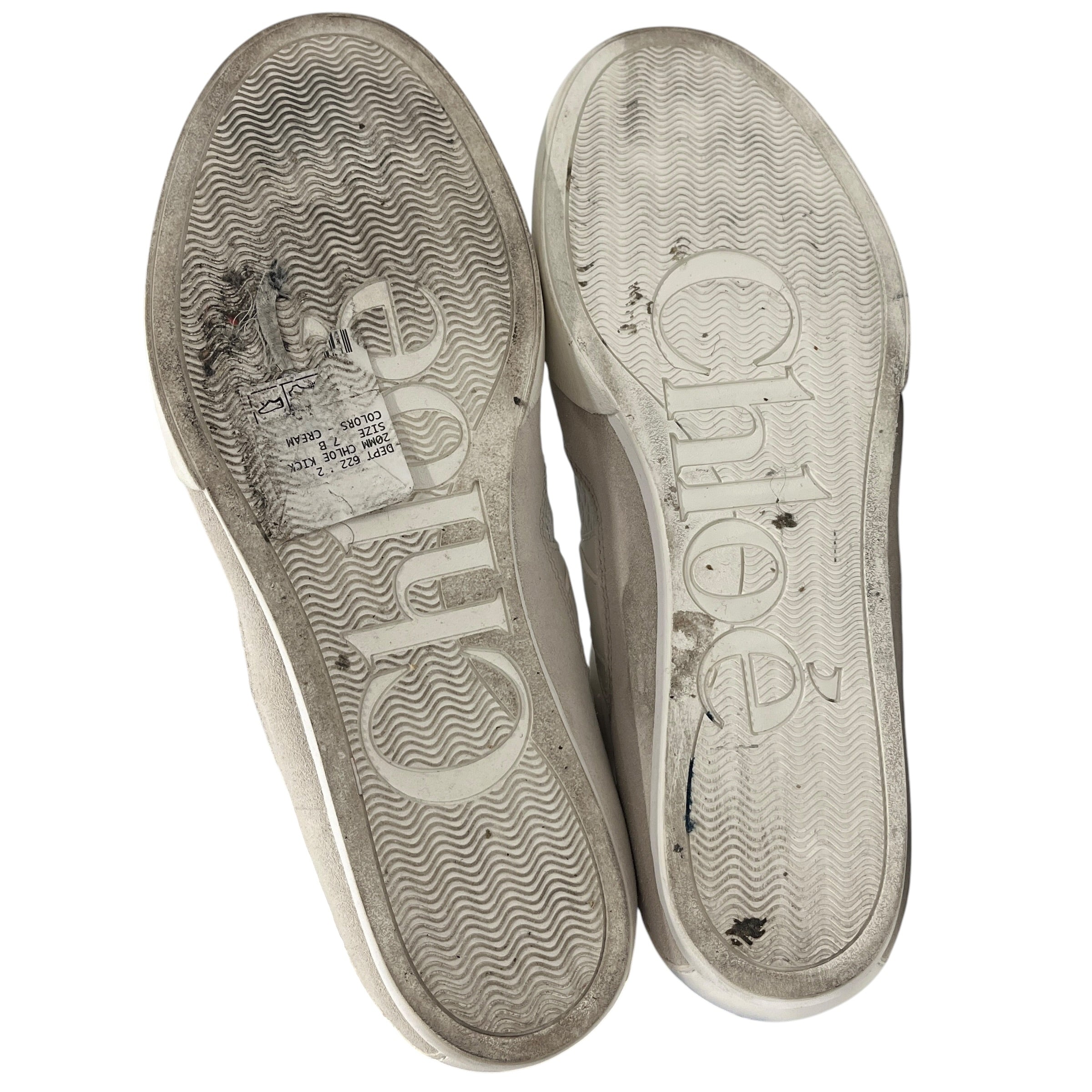 Chloe/Hi-Sneakers/EU 37/Suede/WHT/Kick Mesh High Top Sneaker view 6