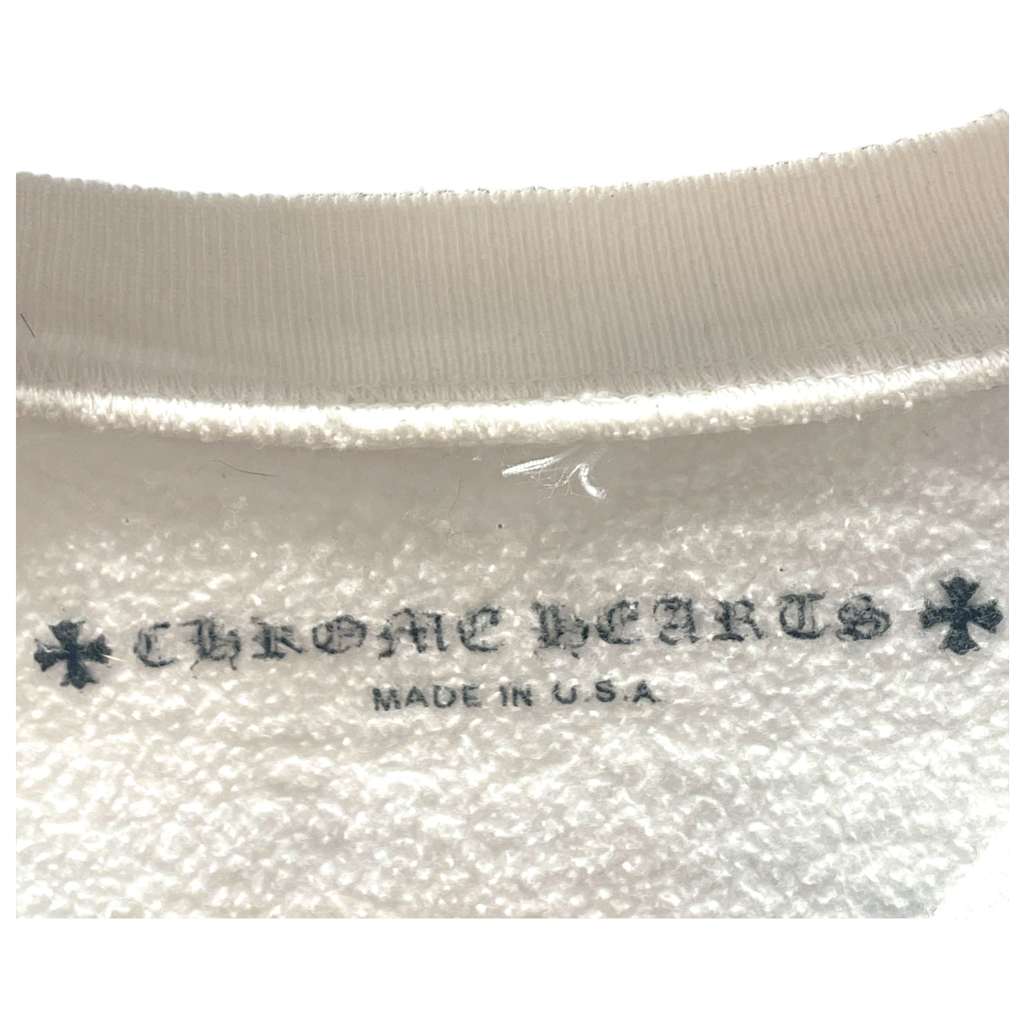 CHROME HEARTS/Heavy Sweater/XL/Cotton/WHT/SWEATSHIRT /PNK/ LOGO view 3