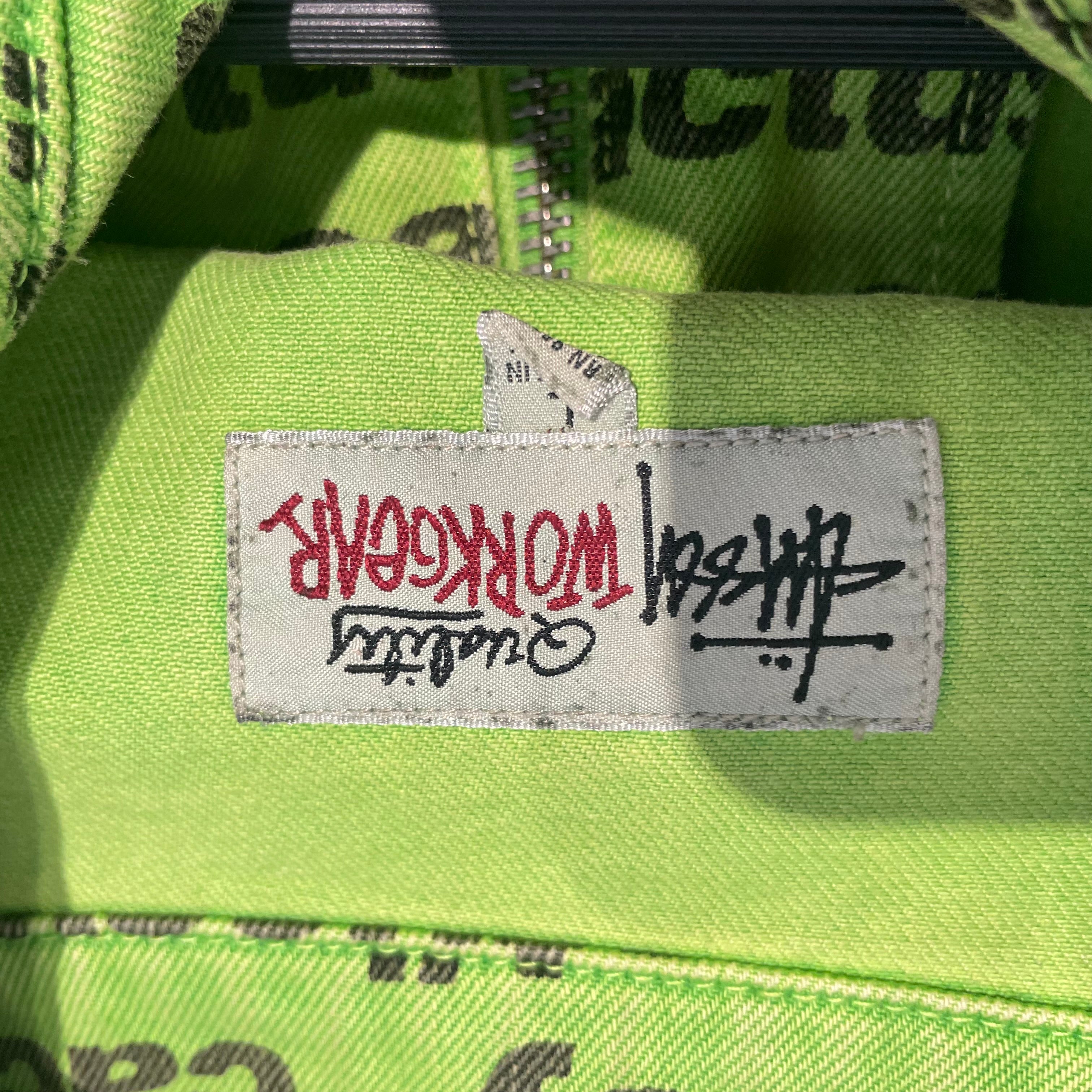 STUSSY/Denim Jkt/L/Denim/GRN/Cactus Plat Flea Market view 3