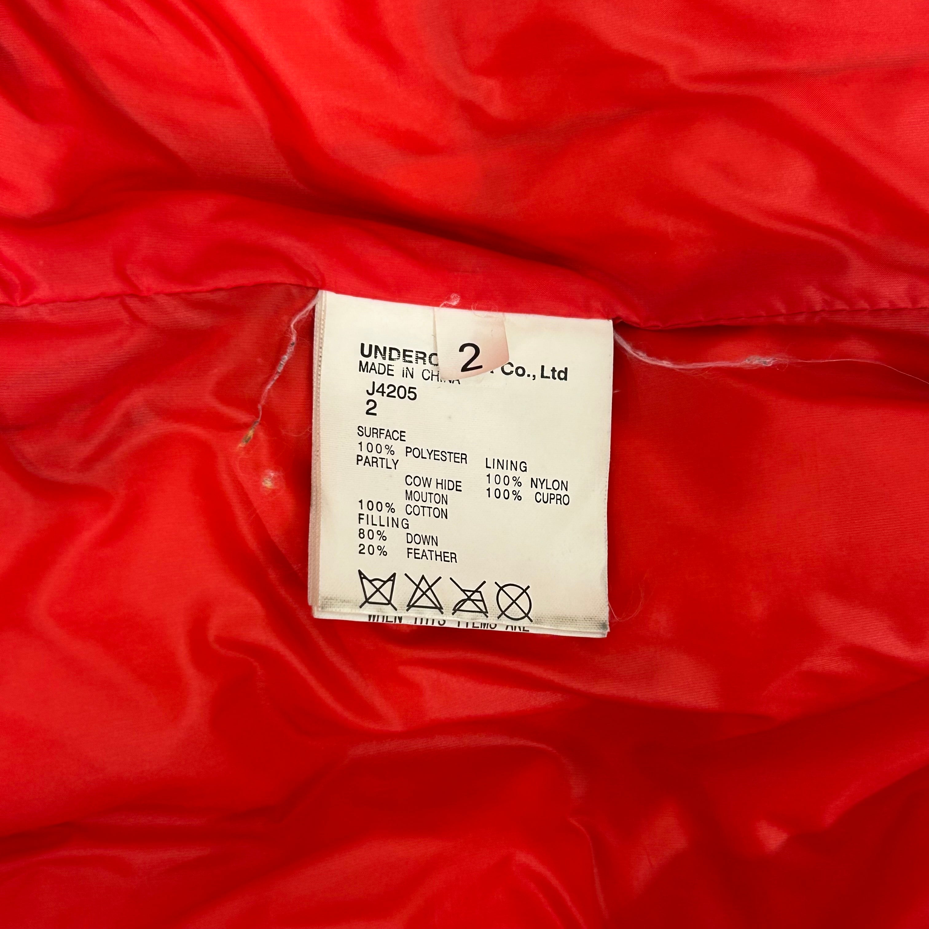 UNDERCOVER/Puffer Jkt/2/Polyester/MLT/HYBRID LEATHER DOWN JACKET view 4