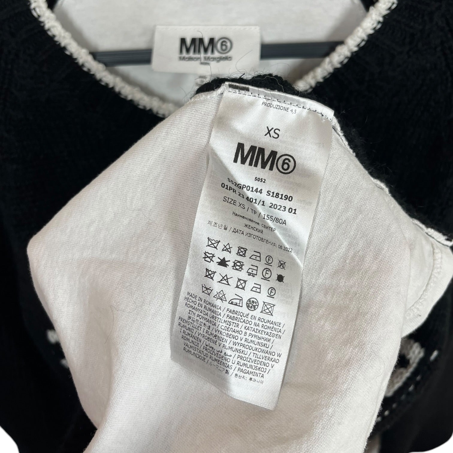 Maison Margiela/Sweater/XS/Cotton/BLK/ view 4