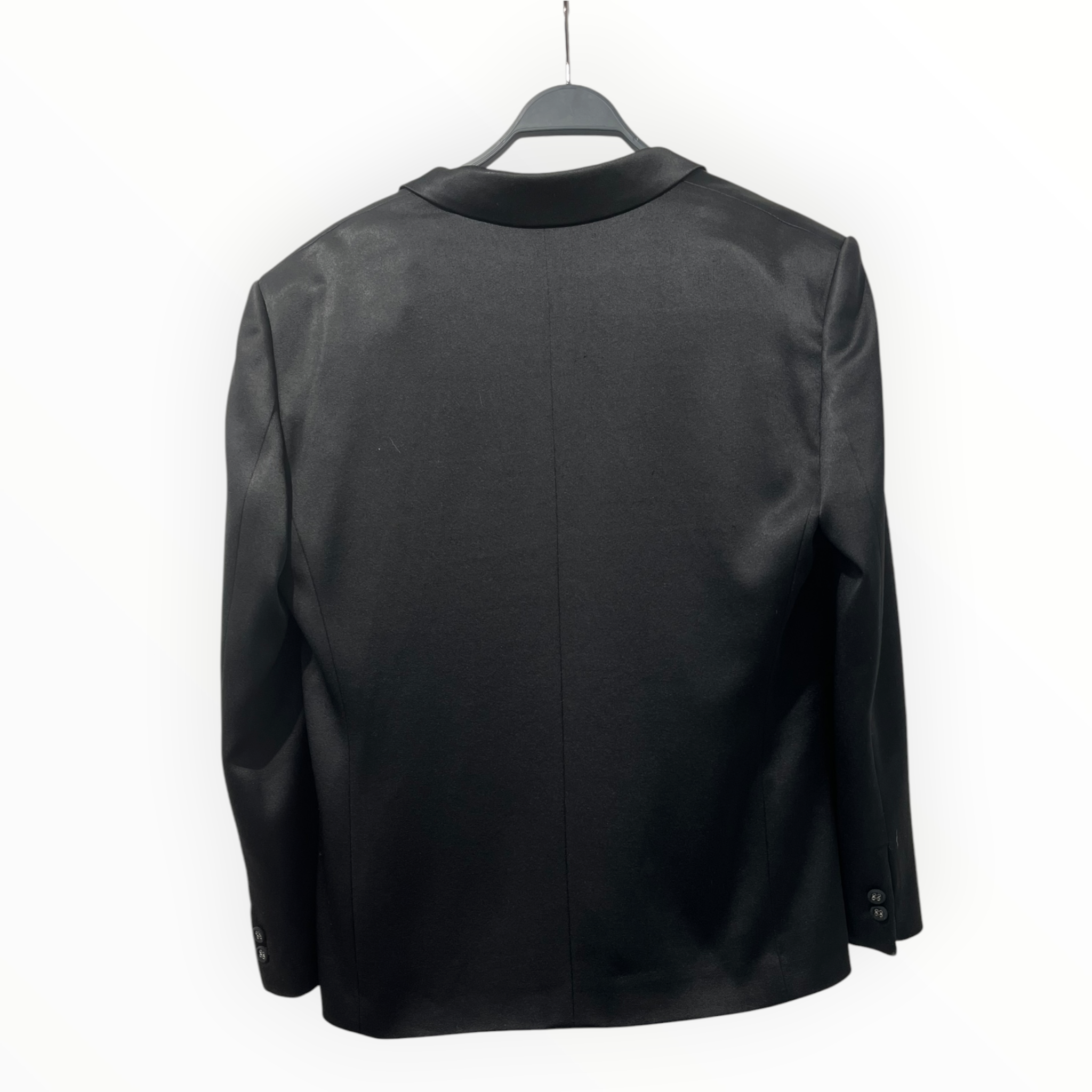 BALENCIAGA/Jacket/52/Polyester/BLK/Single Breasted/TUXEDO TOP 2 BUTTONS view 2