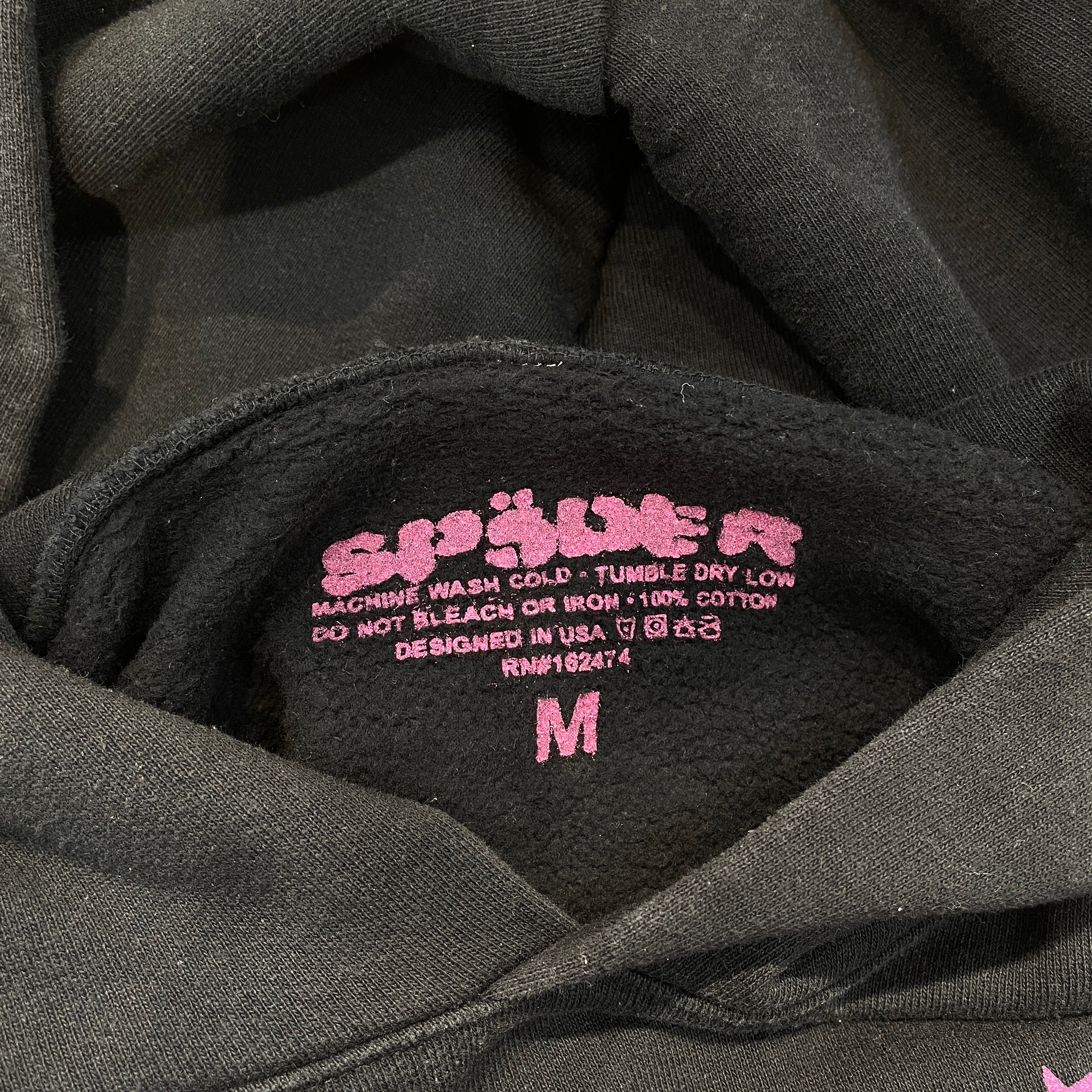 Sp5der/Hoodie/M/Cotton/BLK/ view 3