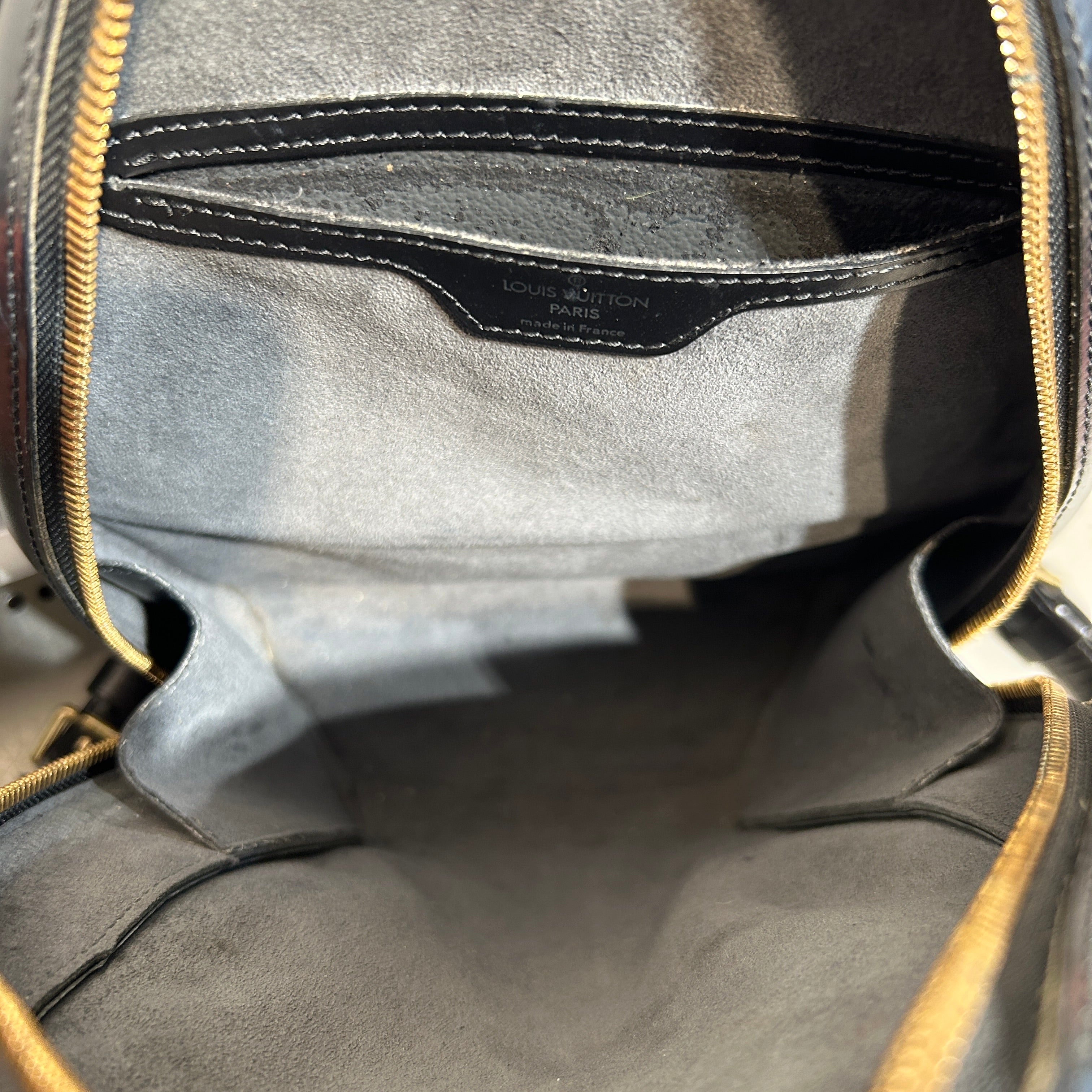 LOUIS VUITTON/Backpack/Leather/BLK/Epi Mabillon view 5