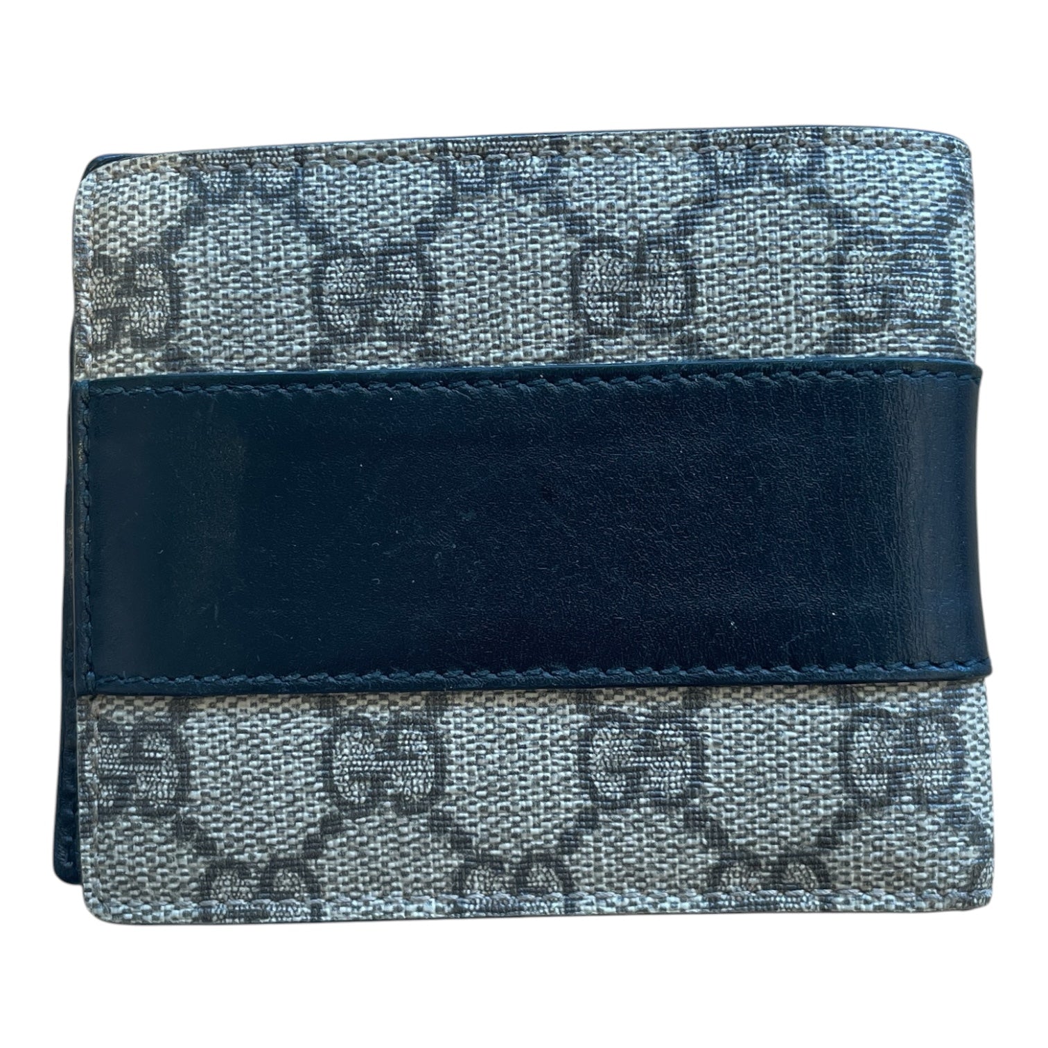GUCCI/Bifold Wallet/Monogram/Leather/BLK/M's/GUCCI CANVAS WALLET BLACK view 2